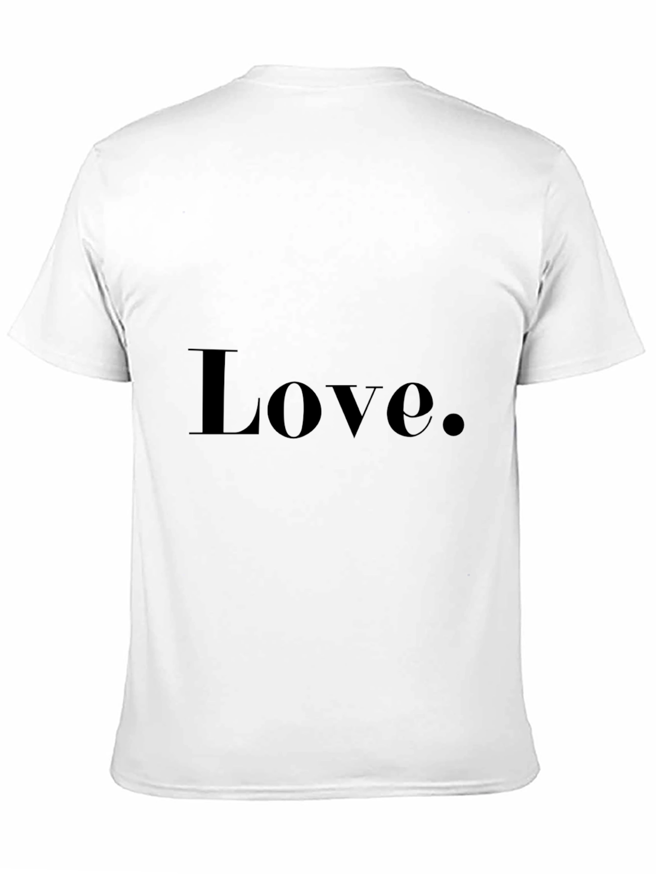 Love Graphic Tee - Stylish Unisex Black T-Shirt