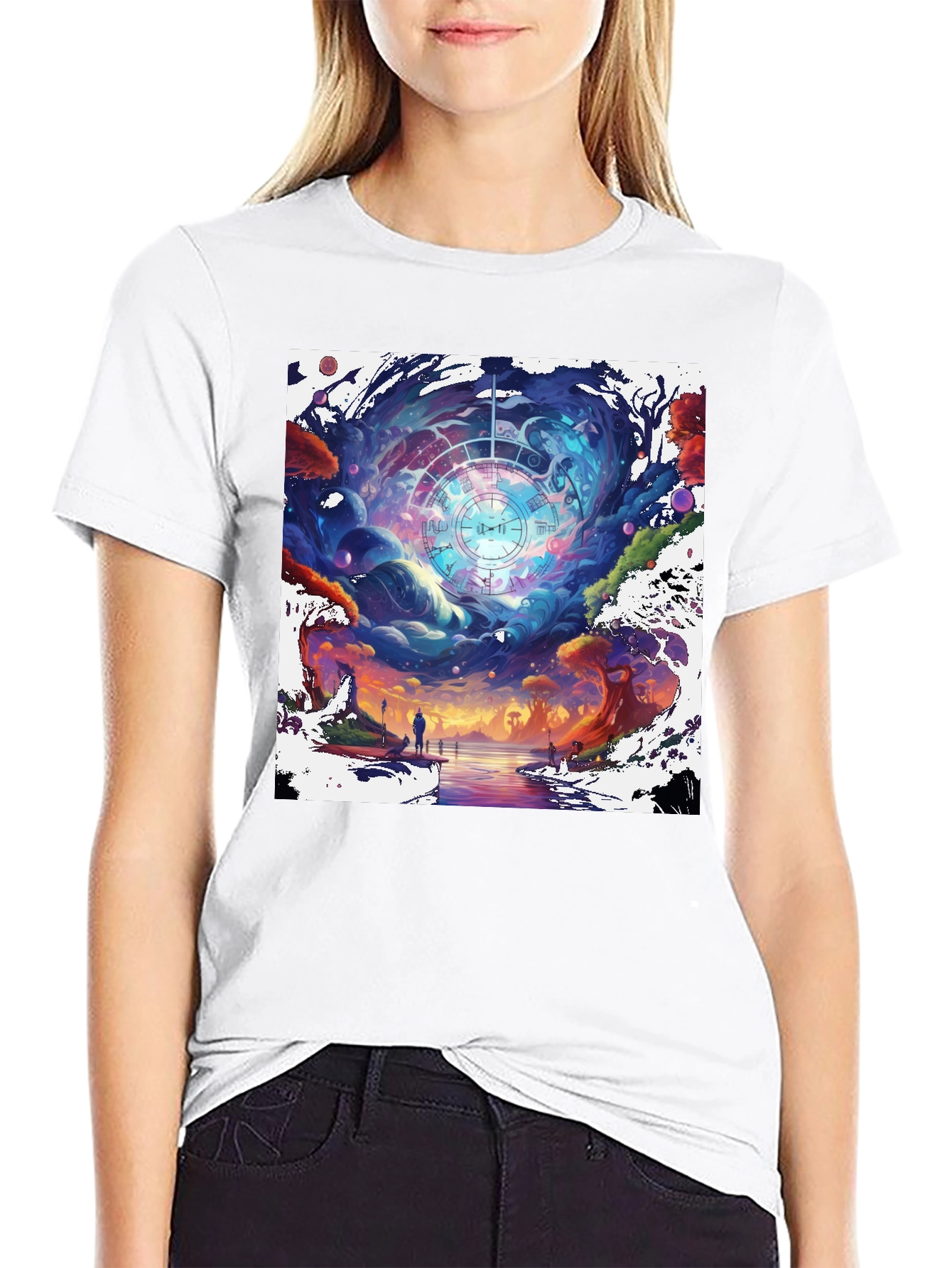 Mystical Time Portal Graphic Tee