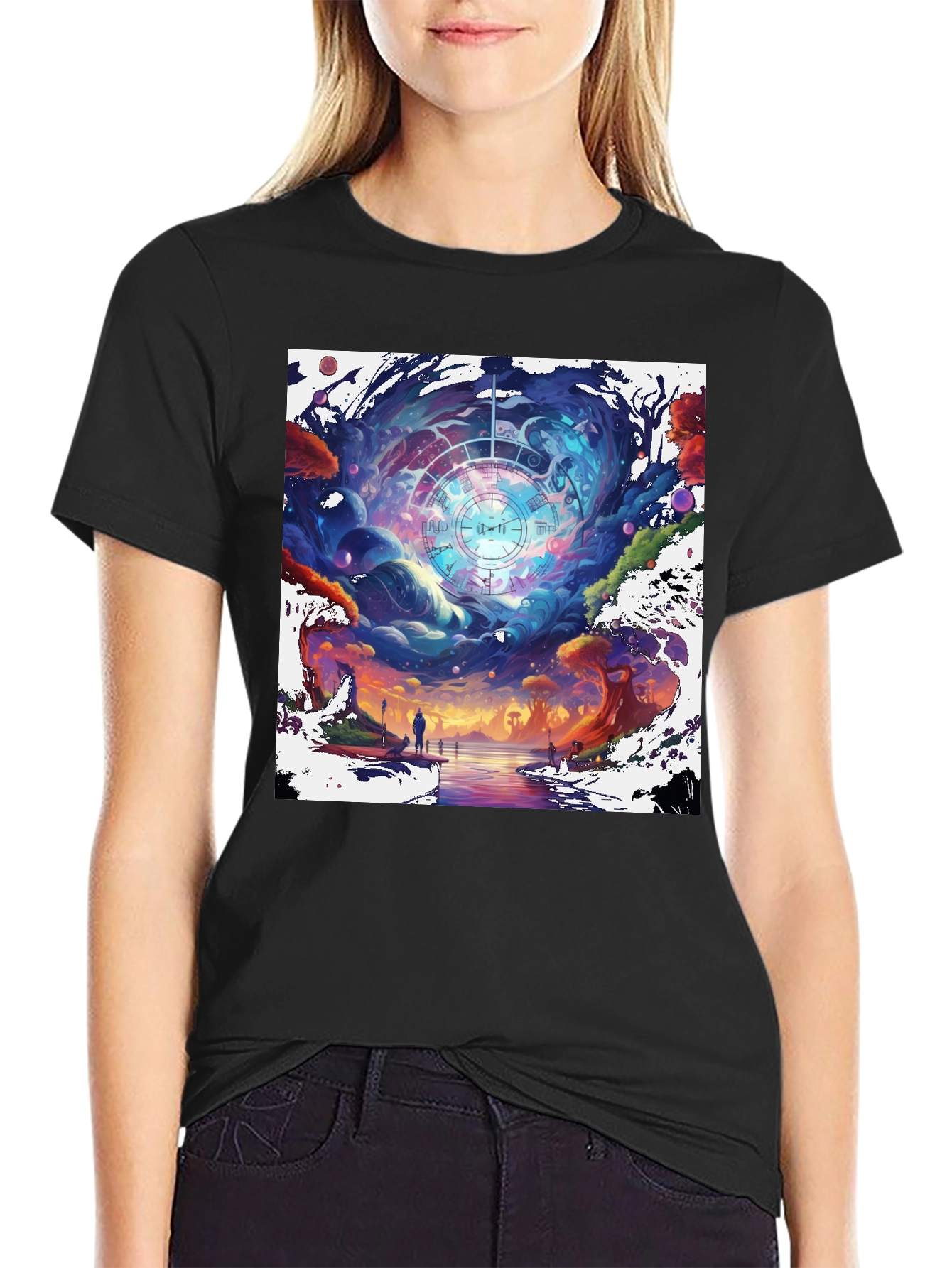 Mystical Time Portal Graphic Tee