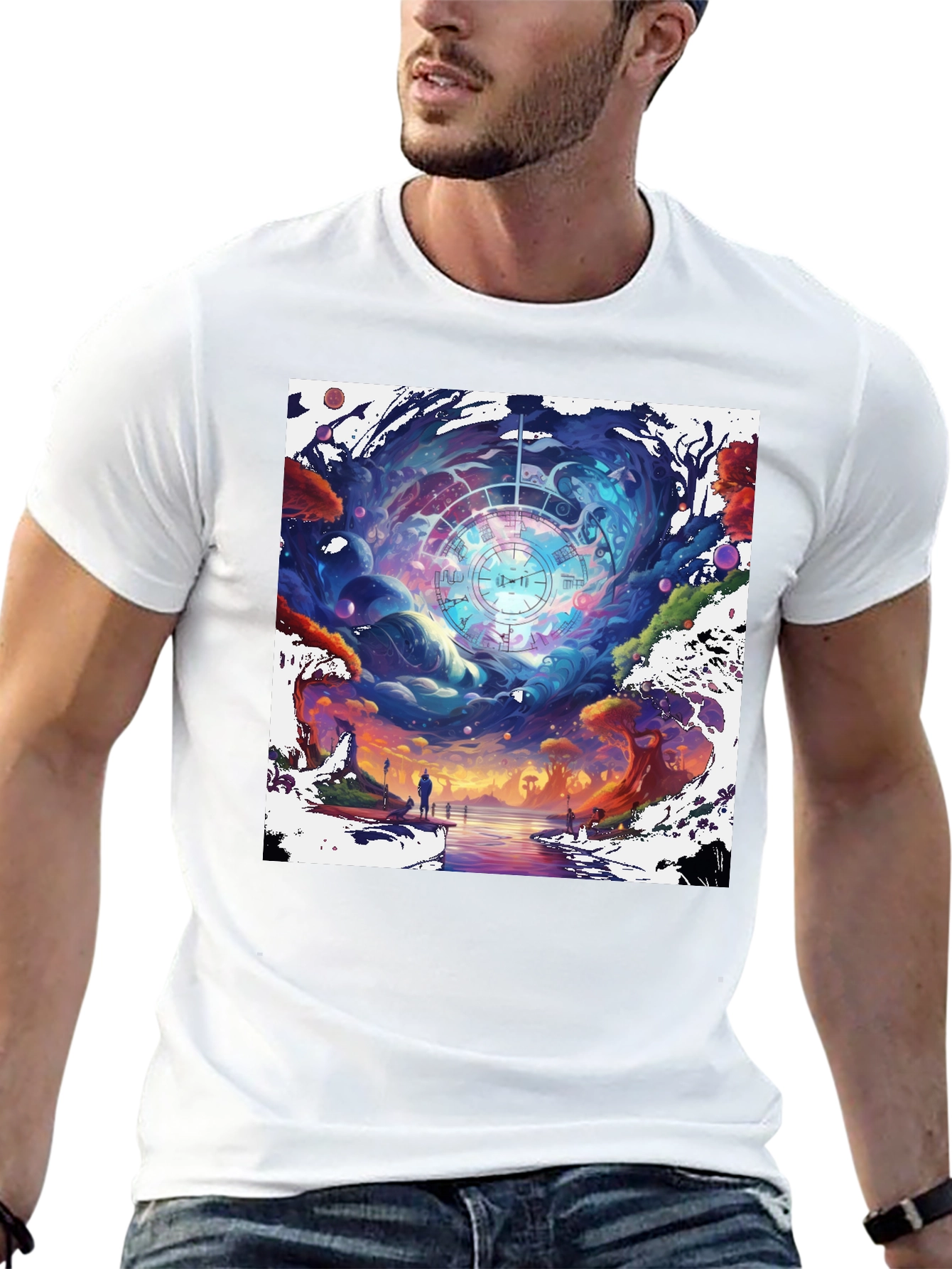 Mystical Time Portal Graphic Tee