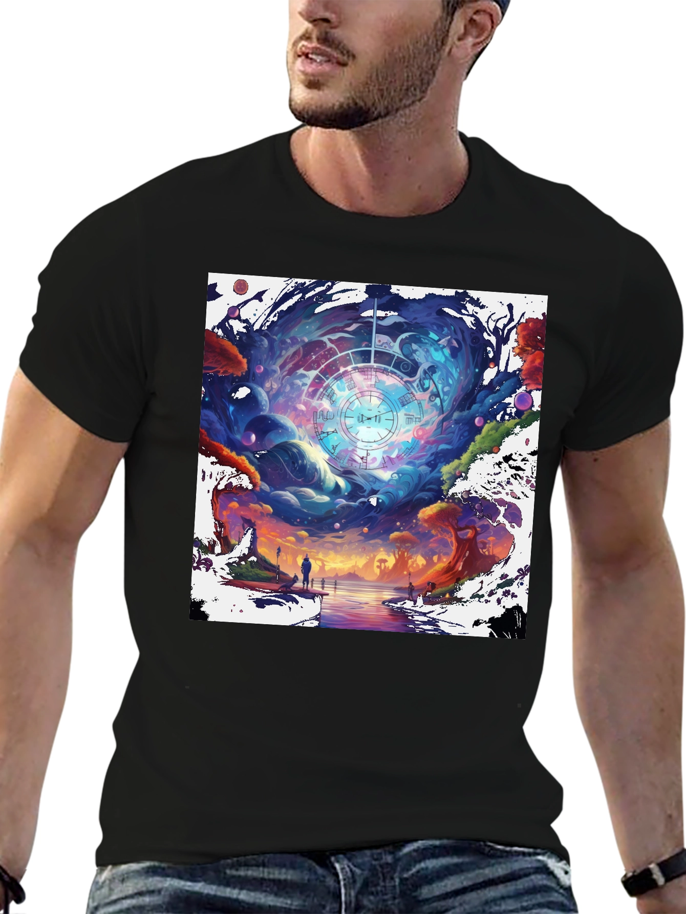 Mystical Time Portal Graphic Tee