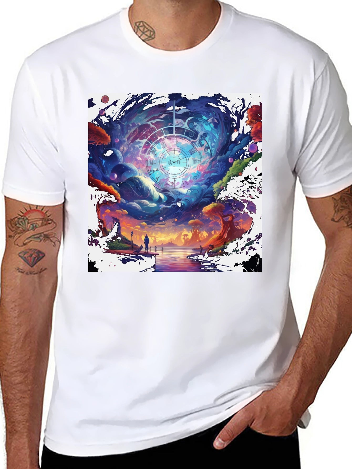 Mystical Time Portal Graphic Tee