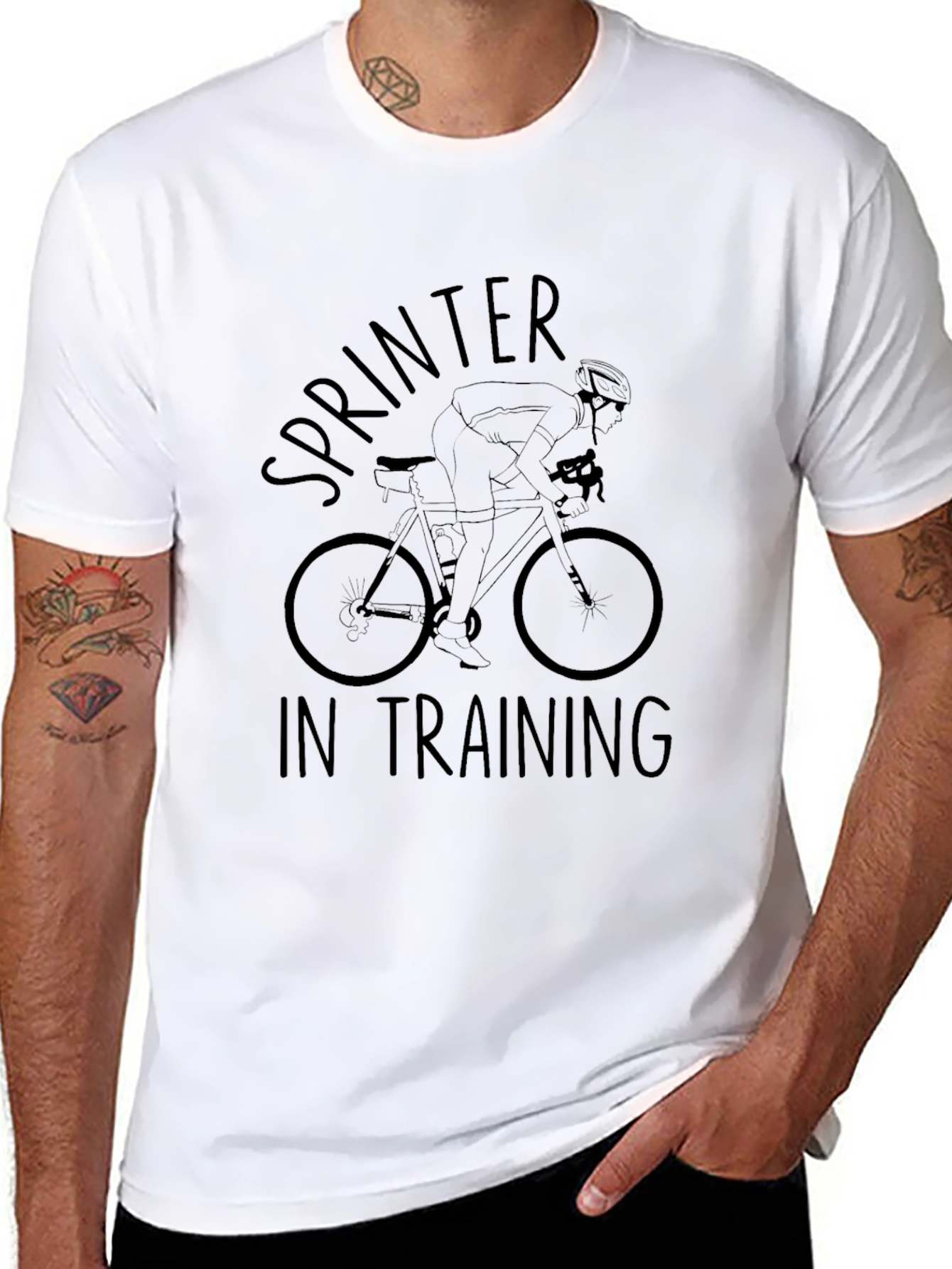 Sprinter In Training Graphic T-Shirt