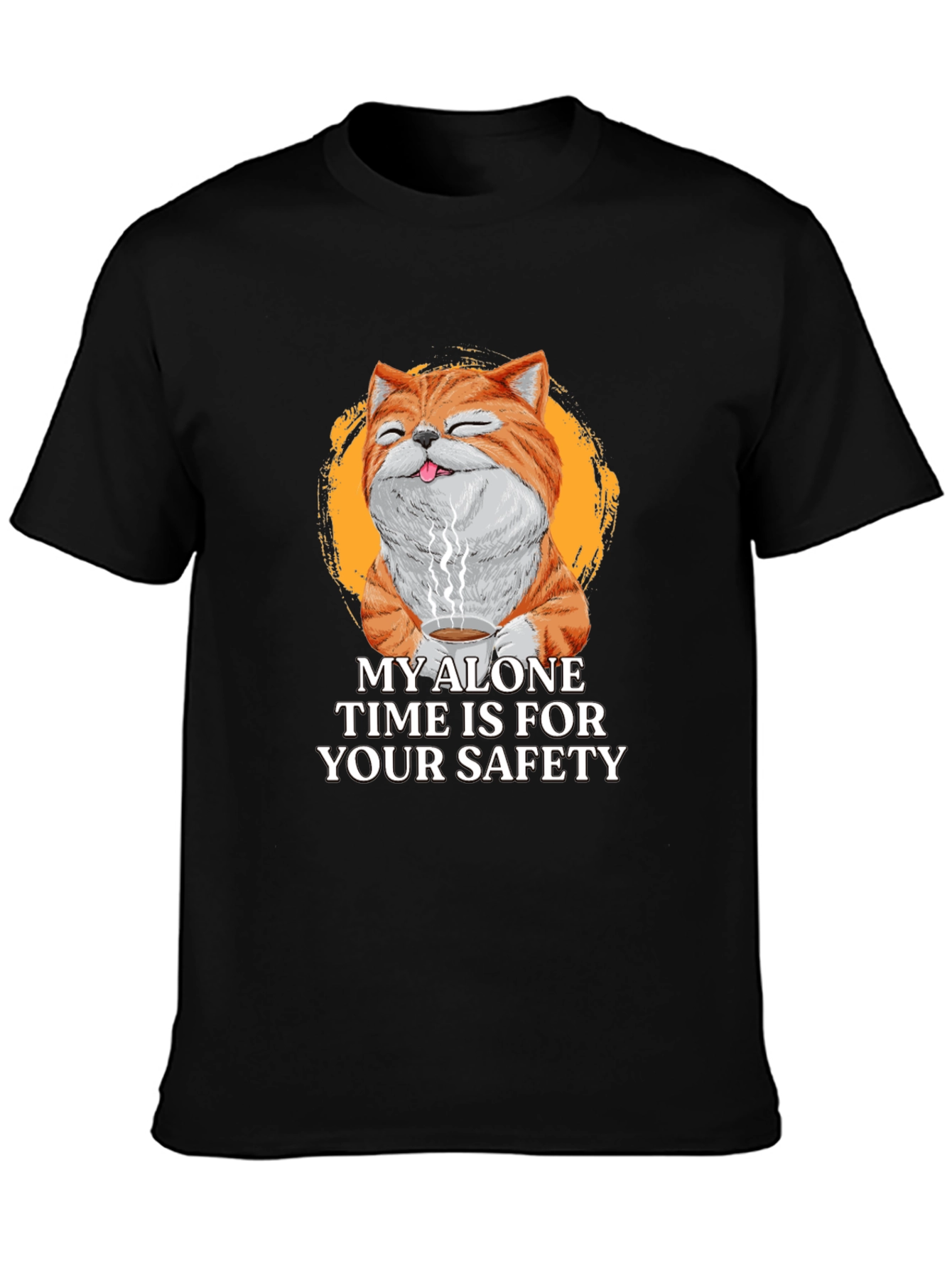 Funny Cat Alone Time T-Shirt