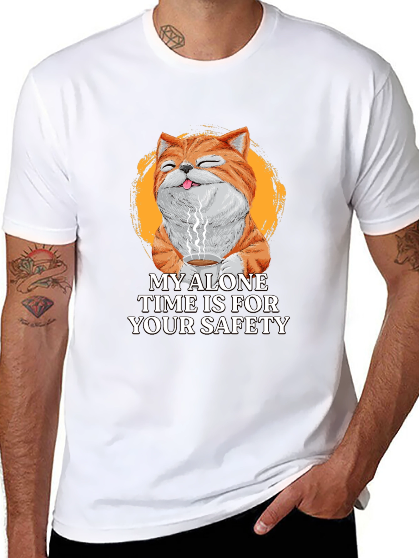 Funny Cat Alone Time T-Shirt
