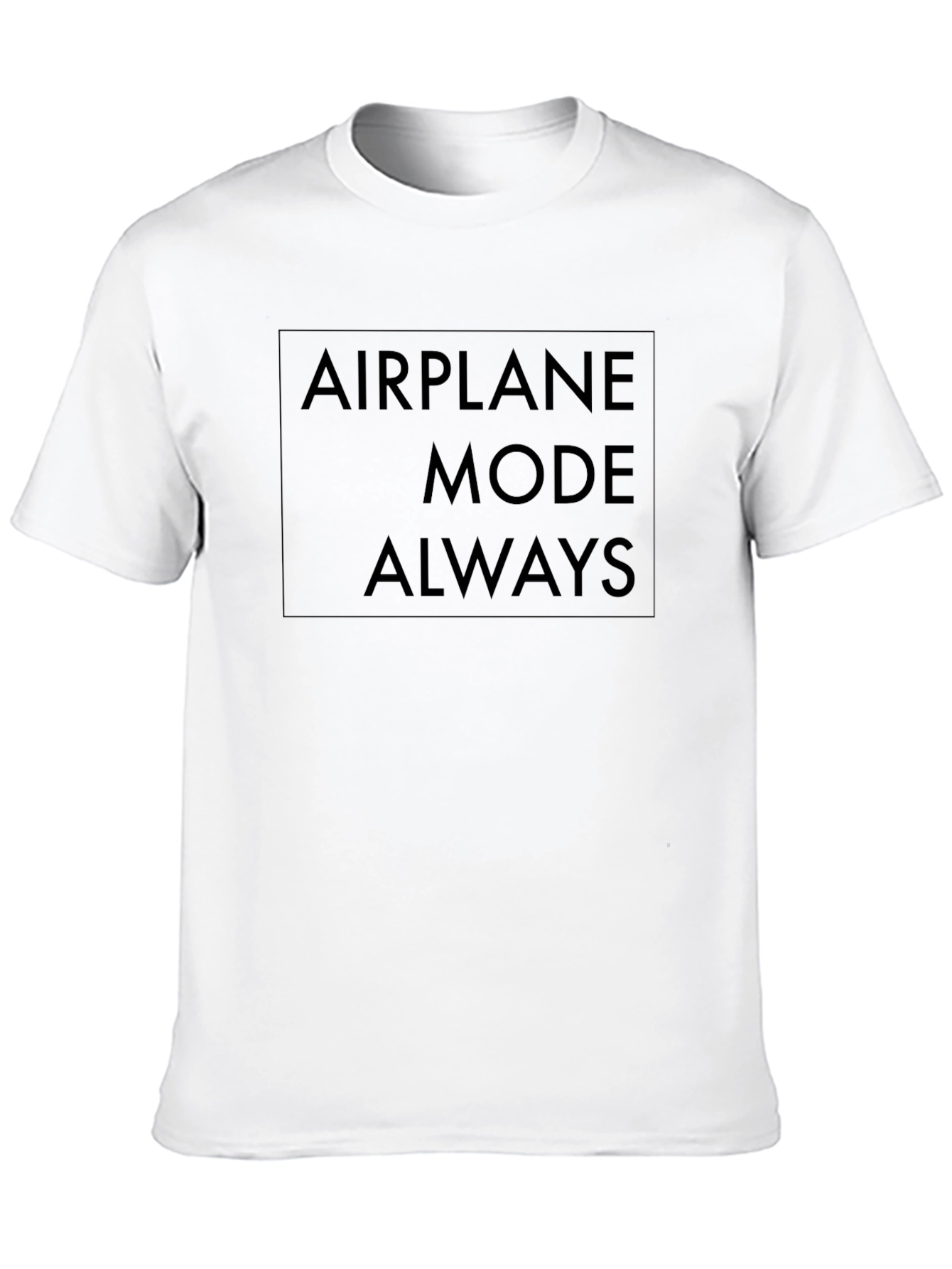 Airplane Mode Always Black T-Shirt