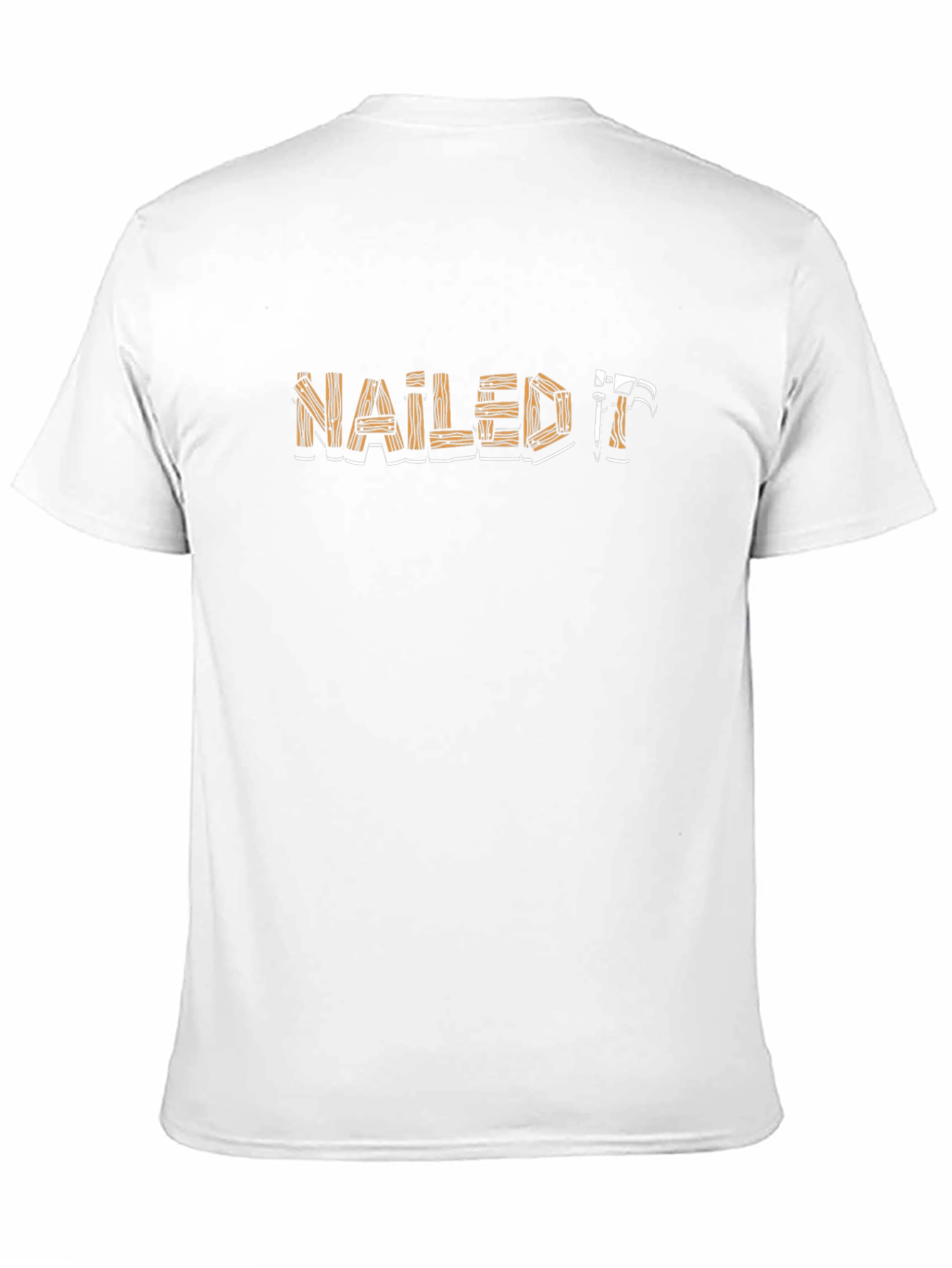 Nailed It Graphic Tee - Black Cotton Casual