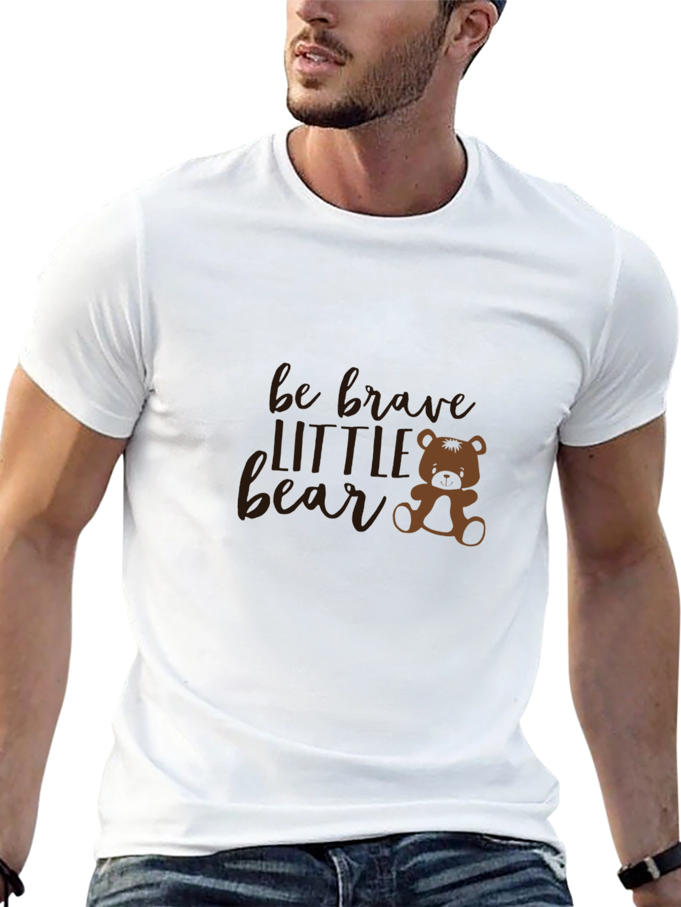 Be Brave Little Bear Graphic Tee