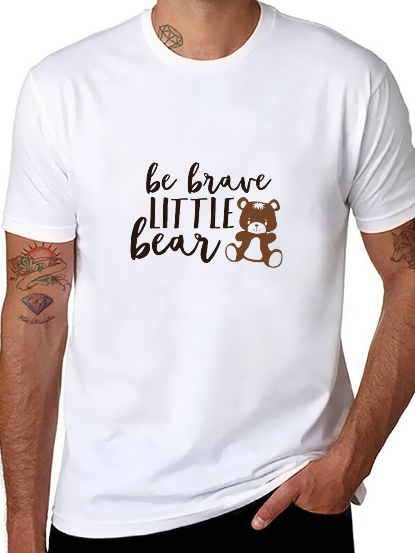 Be Brave Little Bear Graphic Tee