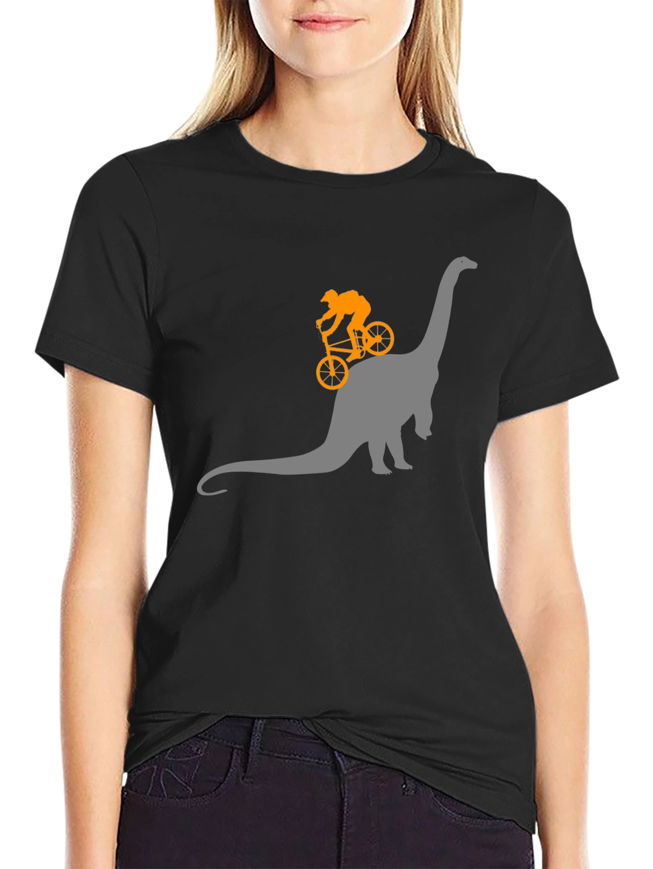 Dino Bike T-Shirt - Unique Graphic Tee