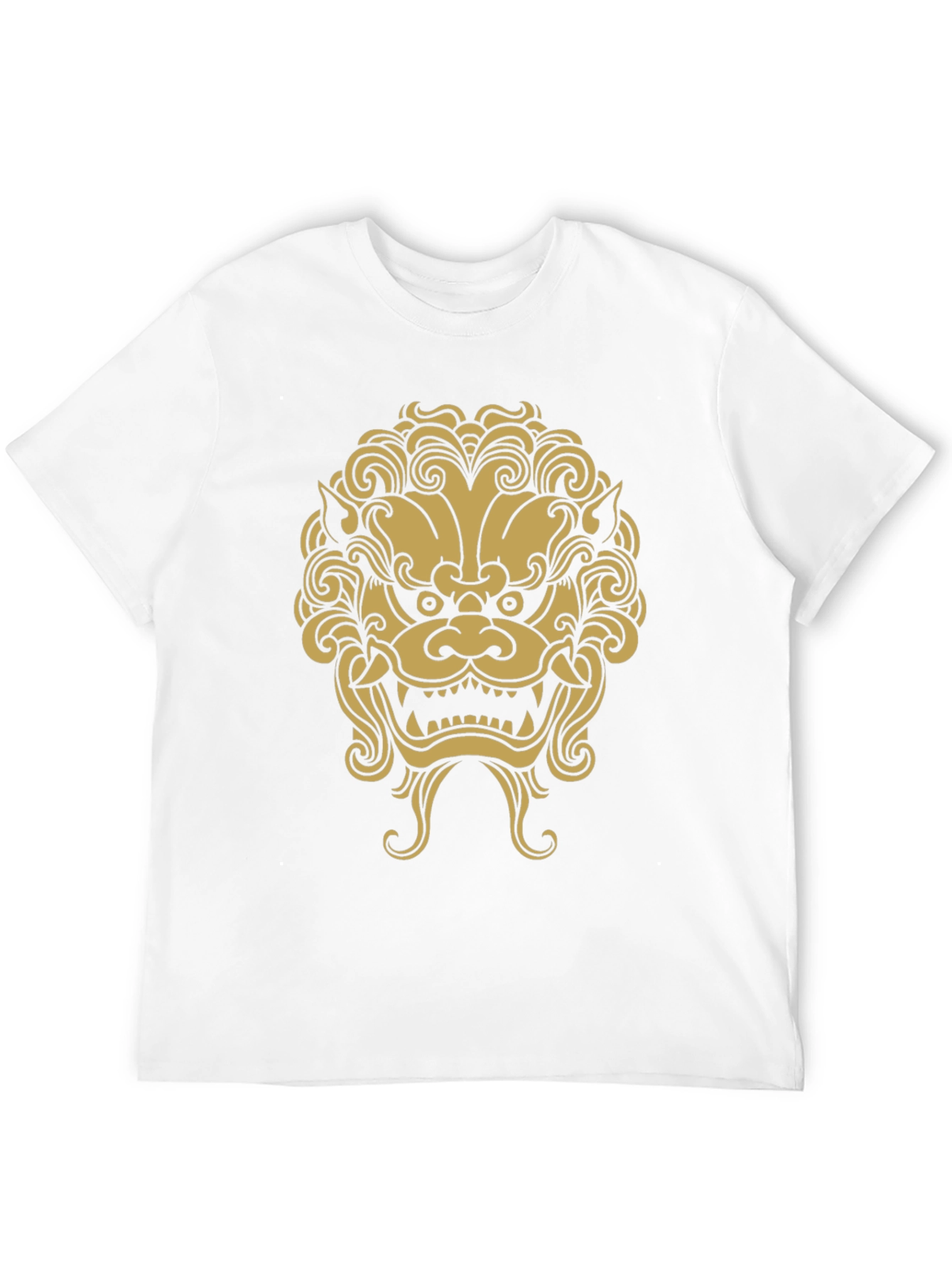 Foo Dog Graphic Tee - Bold Asian Inspired Design