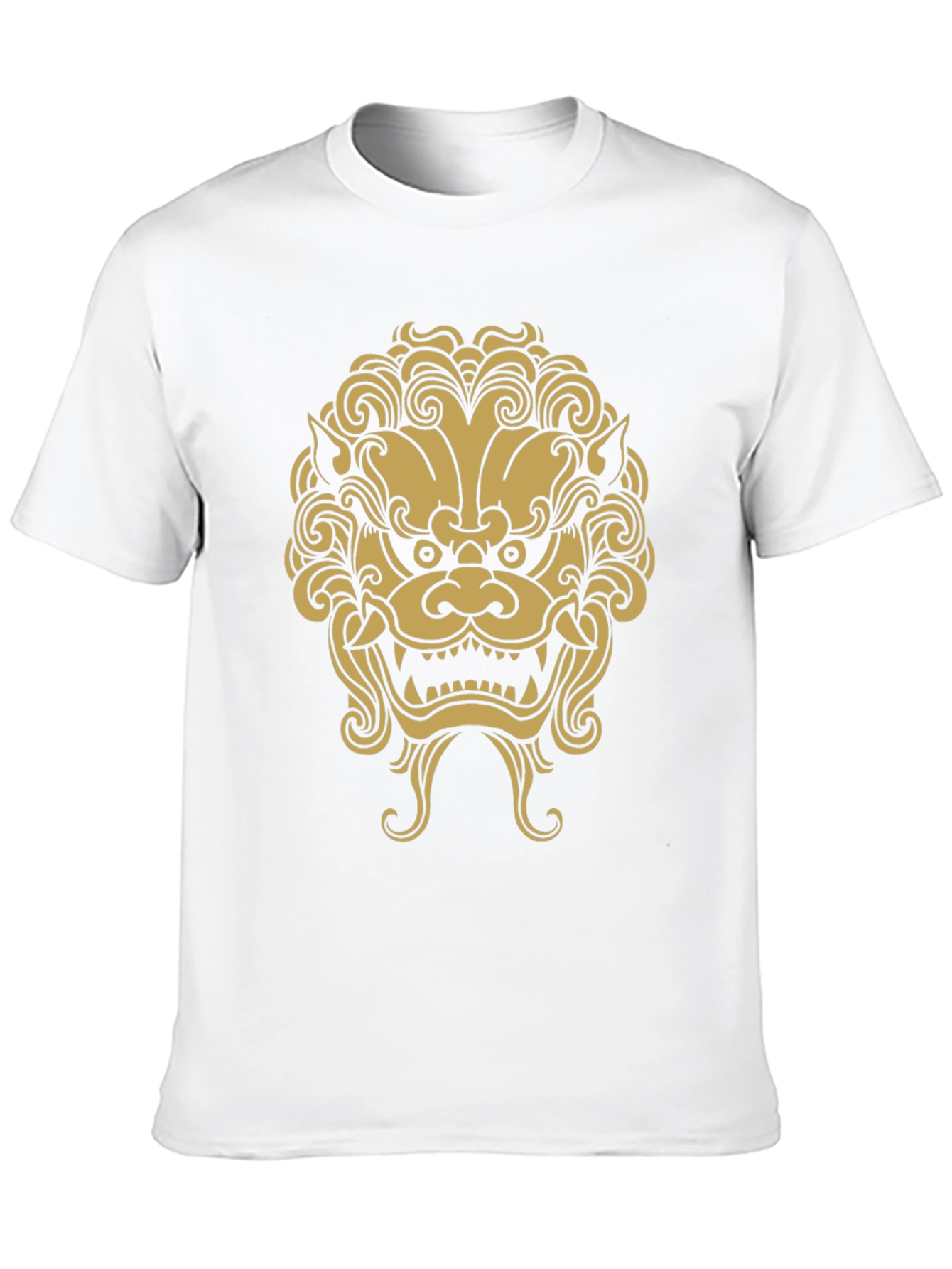 Foo Dog Graphic Tee - Bold Asian Inspired Design