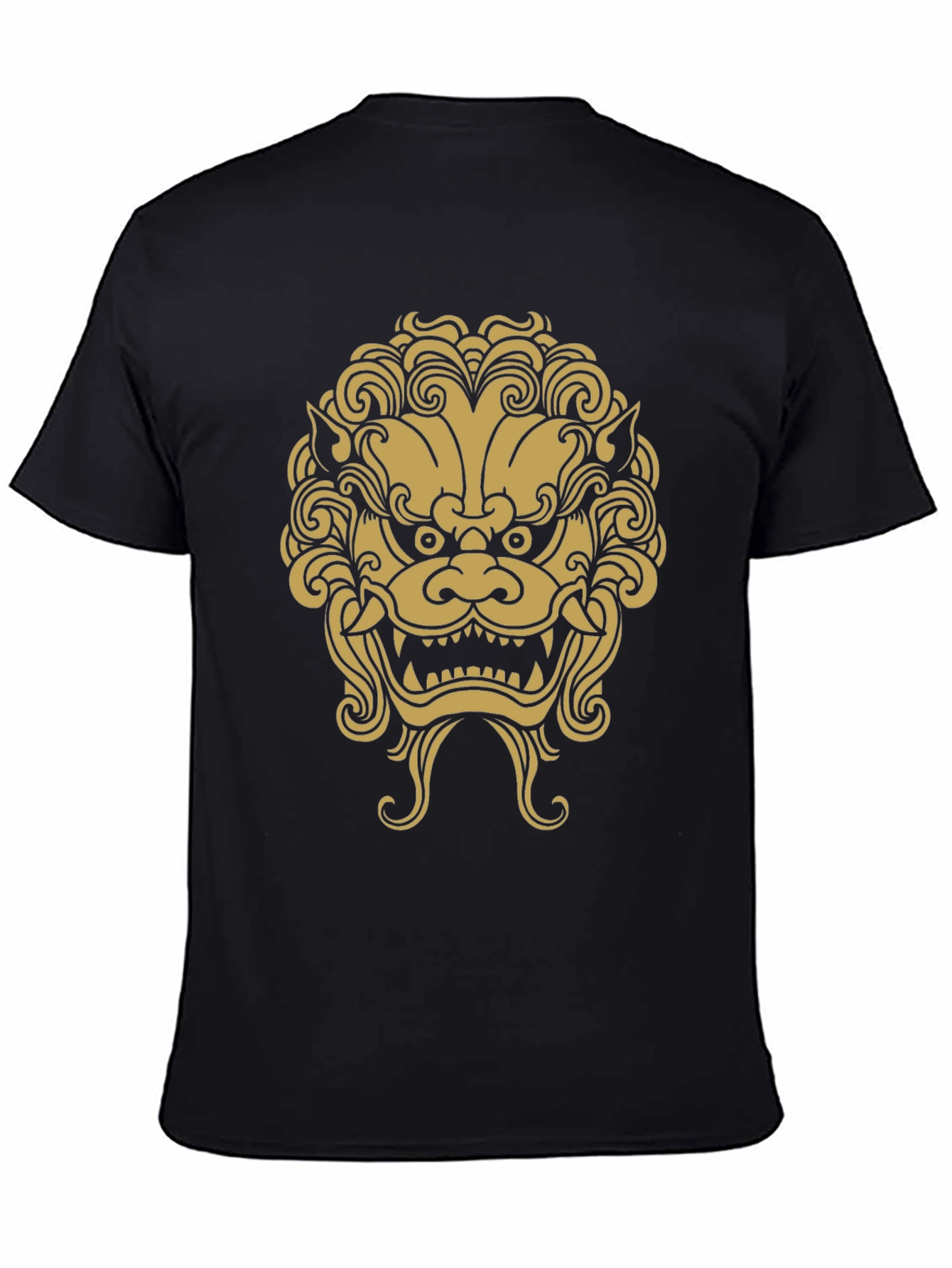 Foo Dog Graphic Tee - Bold Asian Inspired Design