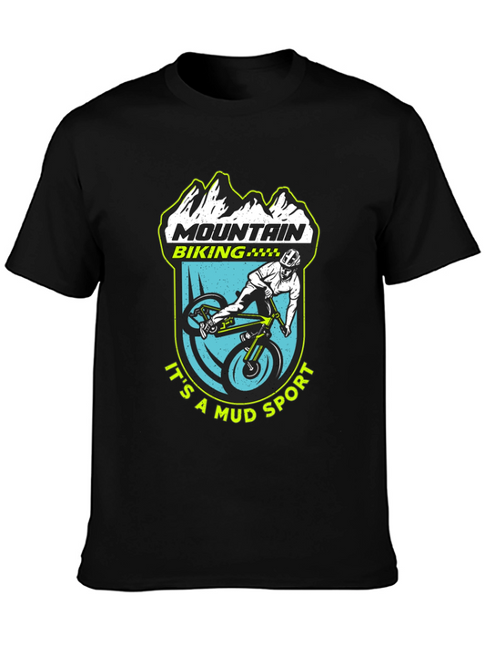 Mountain Biking Mud Sport T-Shirt