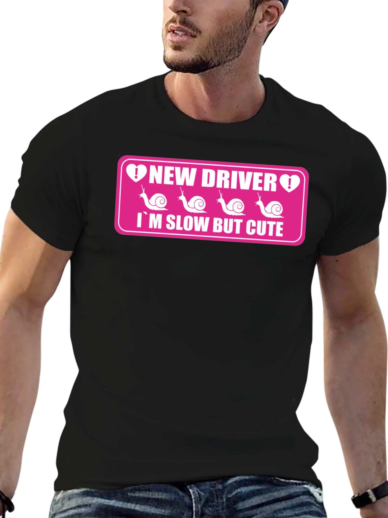 New Driver Funny Snail T-Shirt
