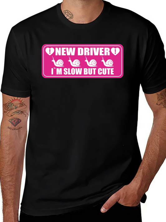 New Driver Funny Snail T-Shirt