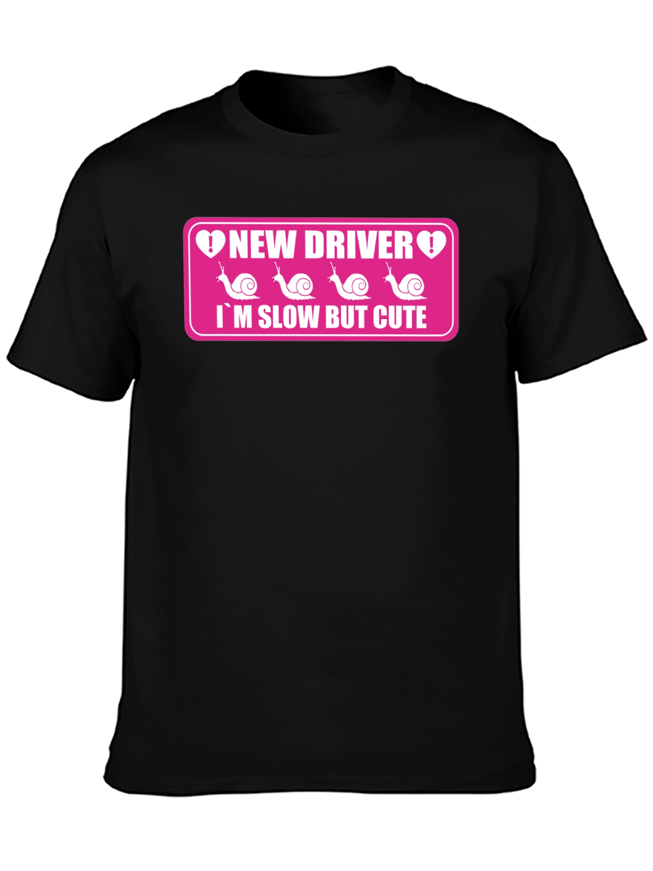 New Driver Funny Snail T-Shirt