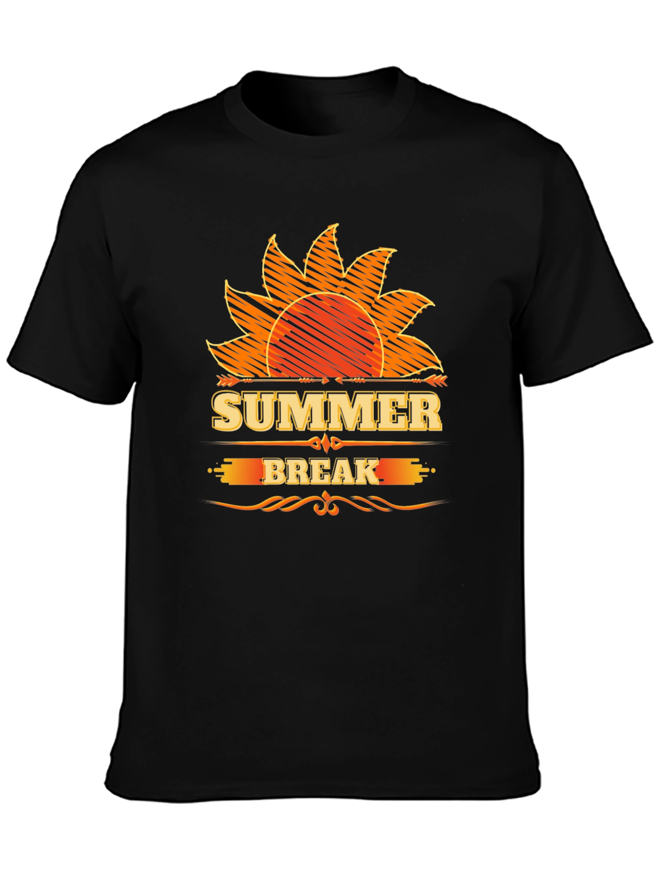 Summer Break T-Shirt - Sun Graphic Tee