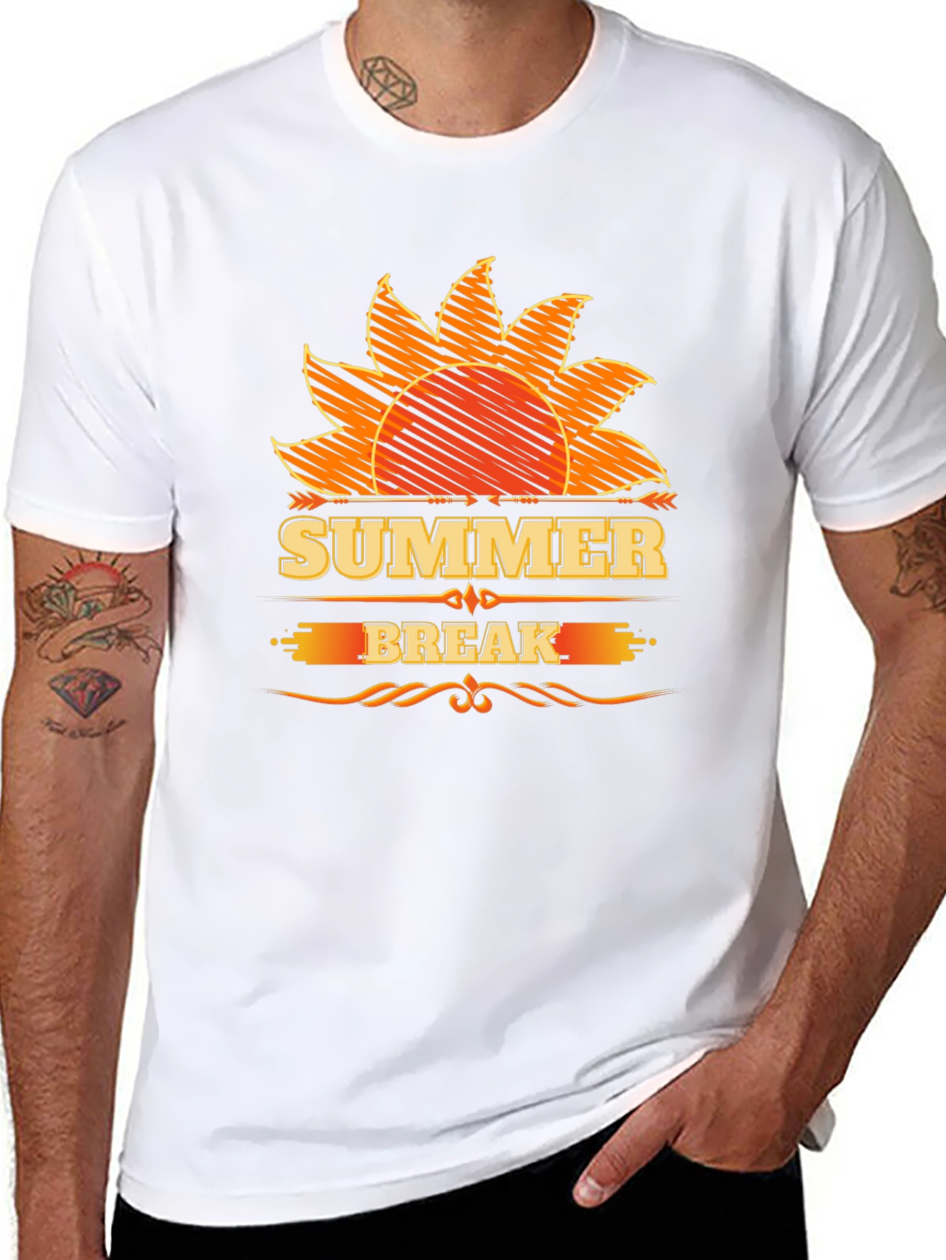 Summer Break T-Shirt - Sun Graphic Tee