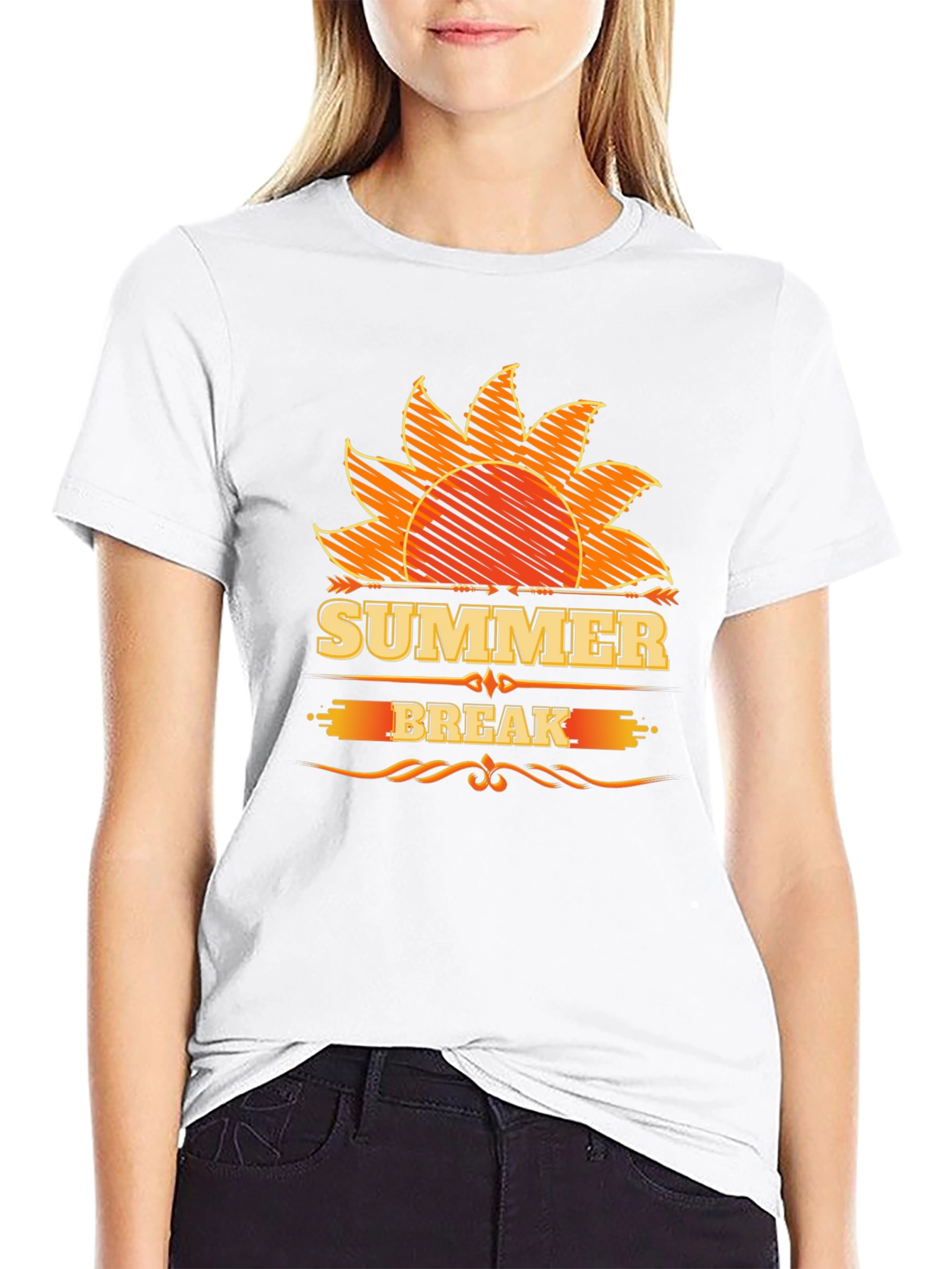 Summer Break T-Shirt - Sun Graphic Tee