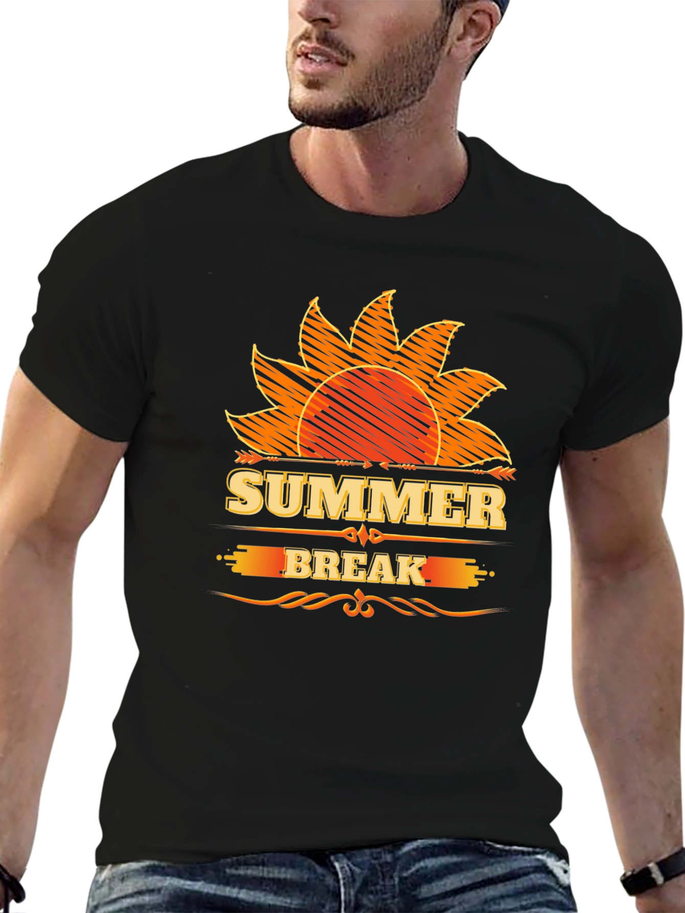 Summer Break T-Shirt - Sun Graphic Tee