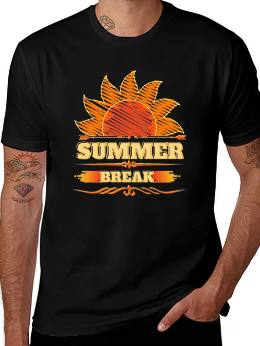 Summer Break T-Shirt - Sun Graphic Tee