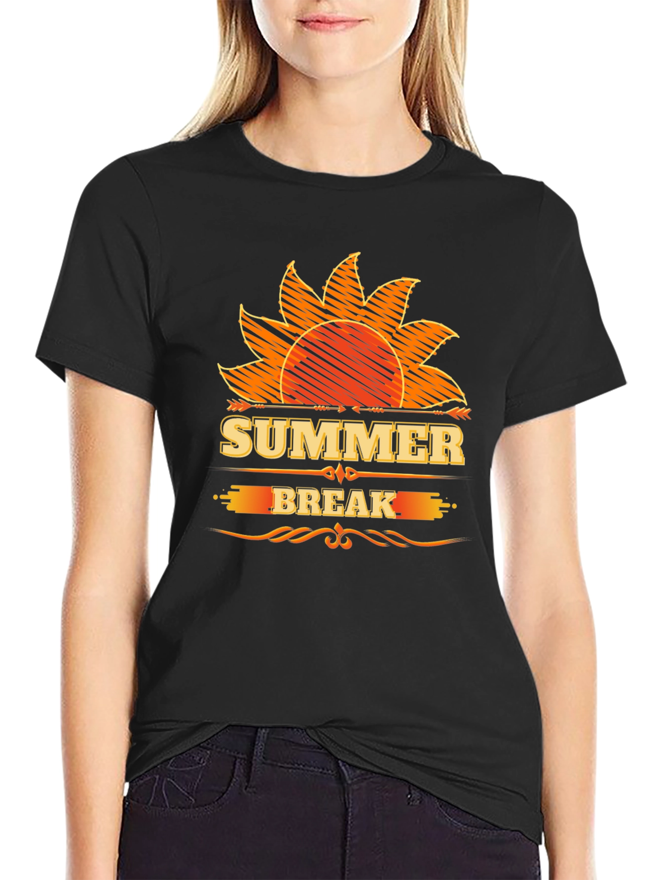Summer Break T-Shirt - Sun Graphic Tee