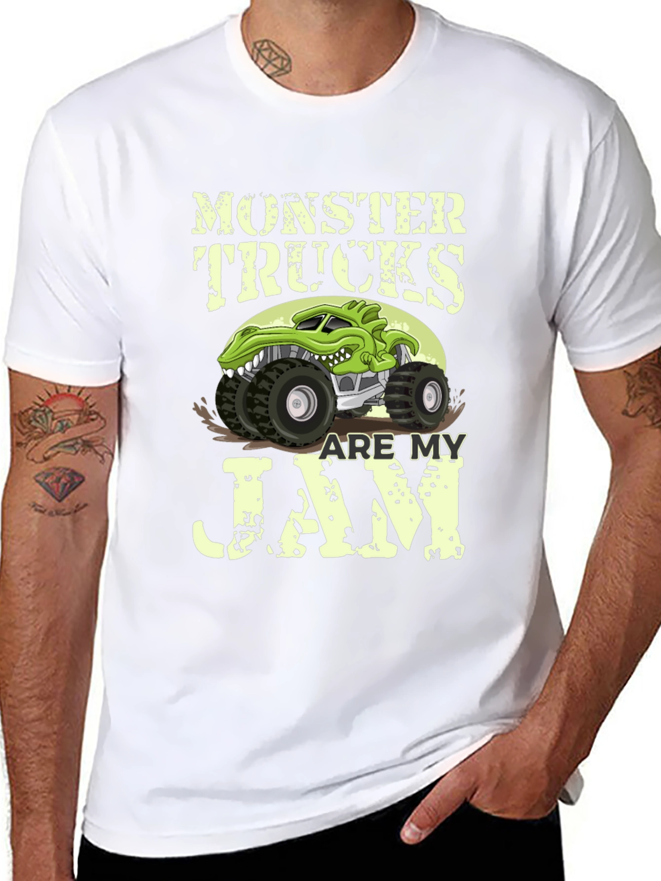 Monster Truck Jam Graphic T-Shirt