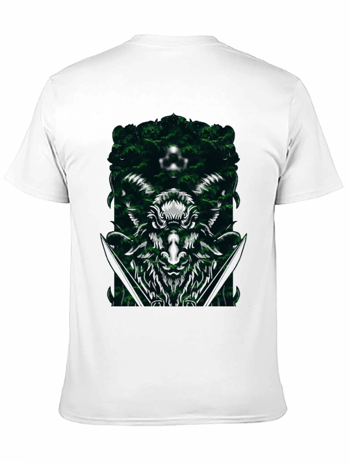 Natures Embrace Tee - Forest Design Black T-Shirt
