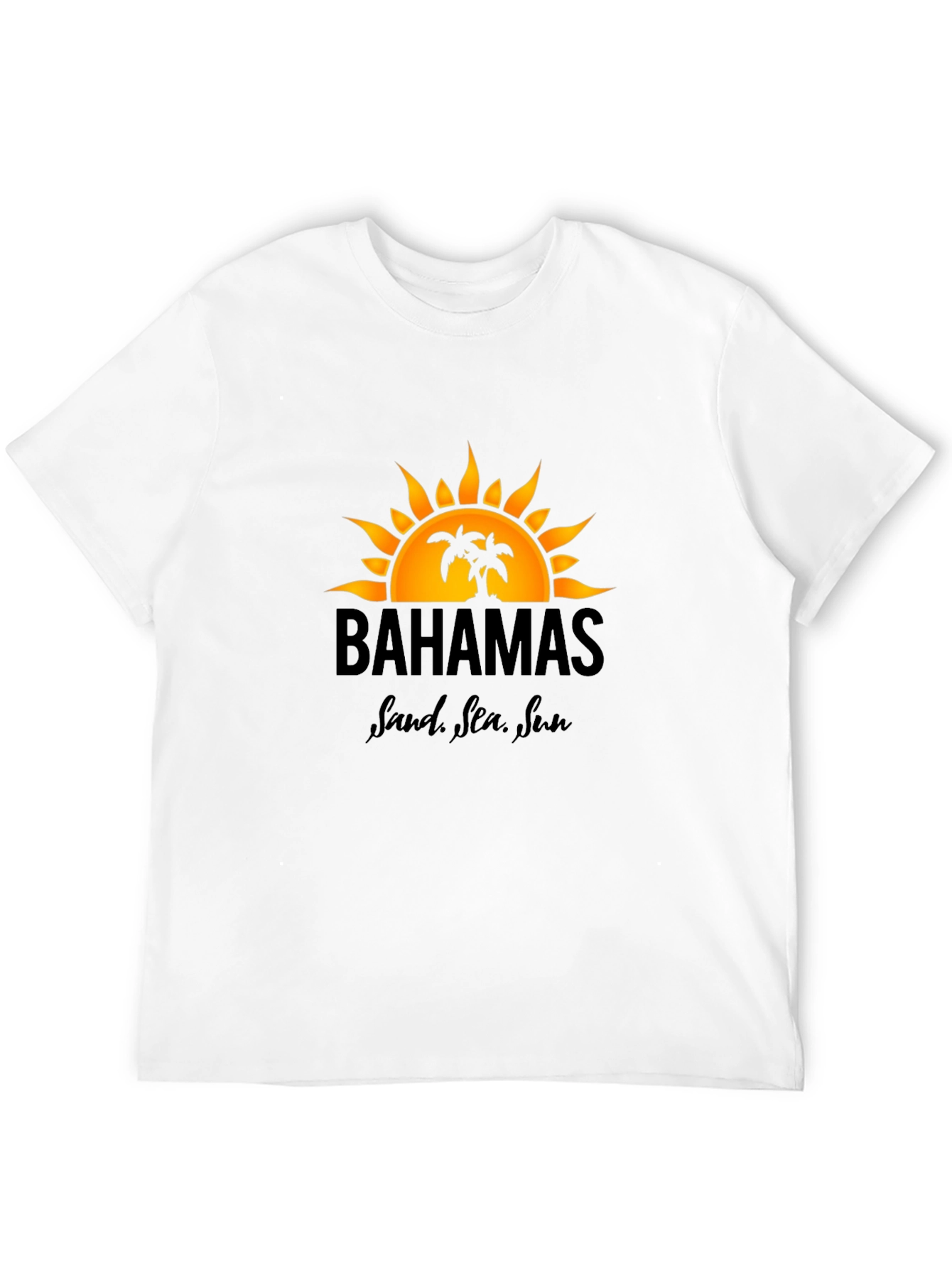 Bahamas Sand Sea Sun Graphic Tee