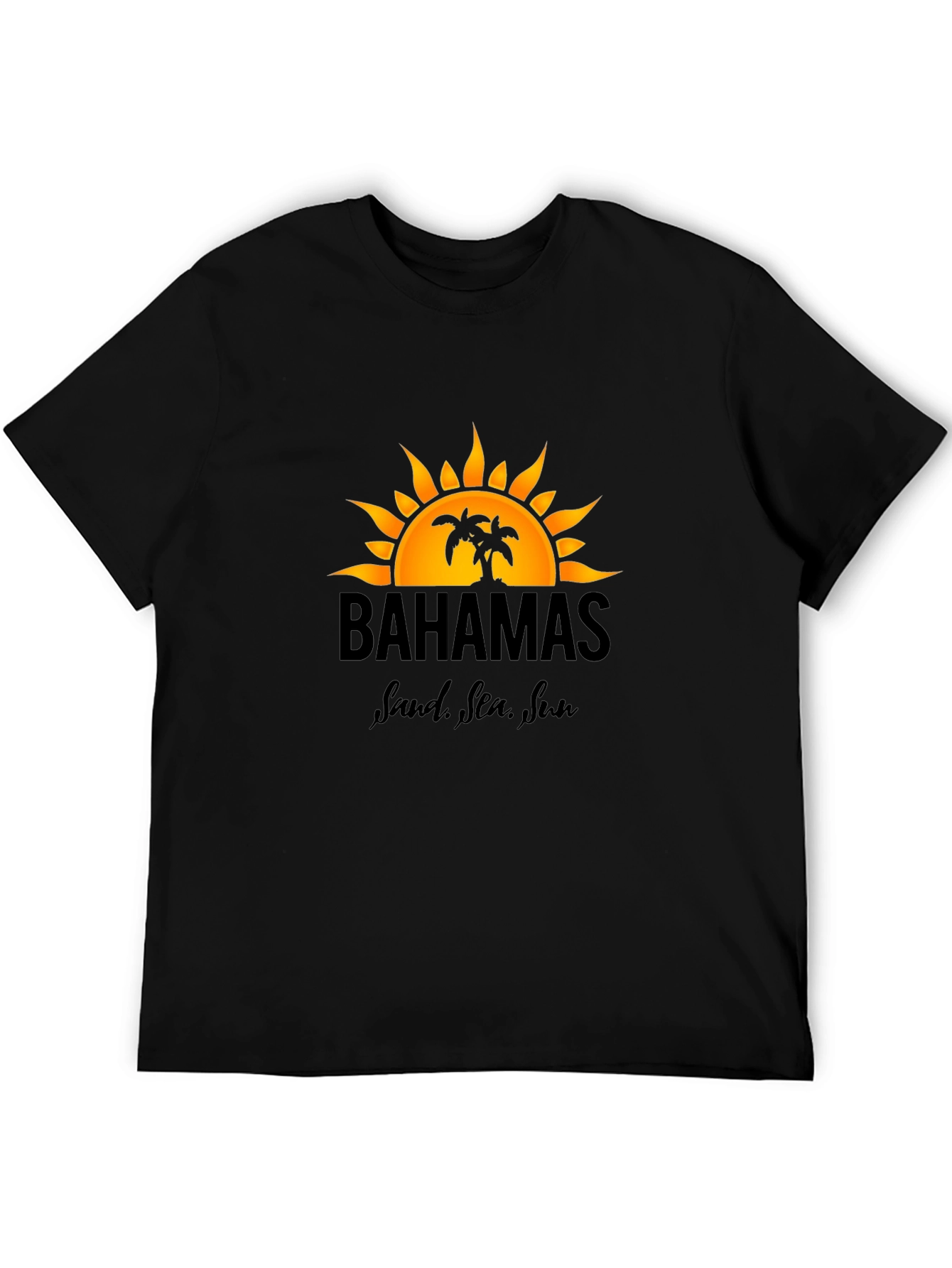 Bahamas Sand Sea Sun Graphic Tee