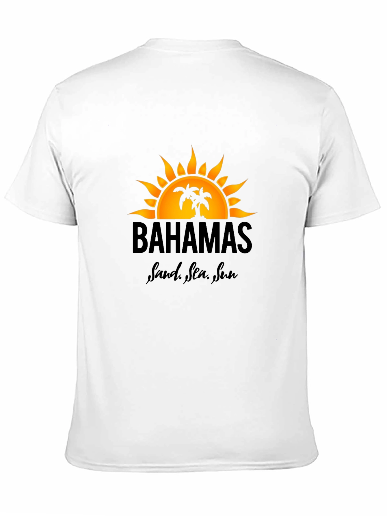 Bahamas Sand Sea Sun Graphic Tee