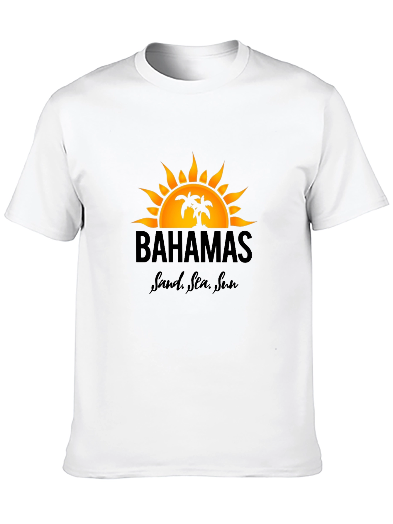 Bahamas Sand Sea Sun Graphic Tee