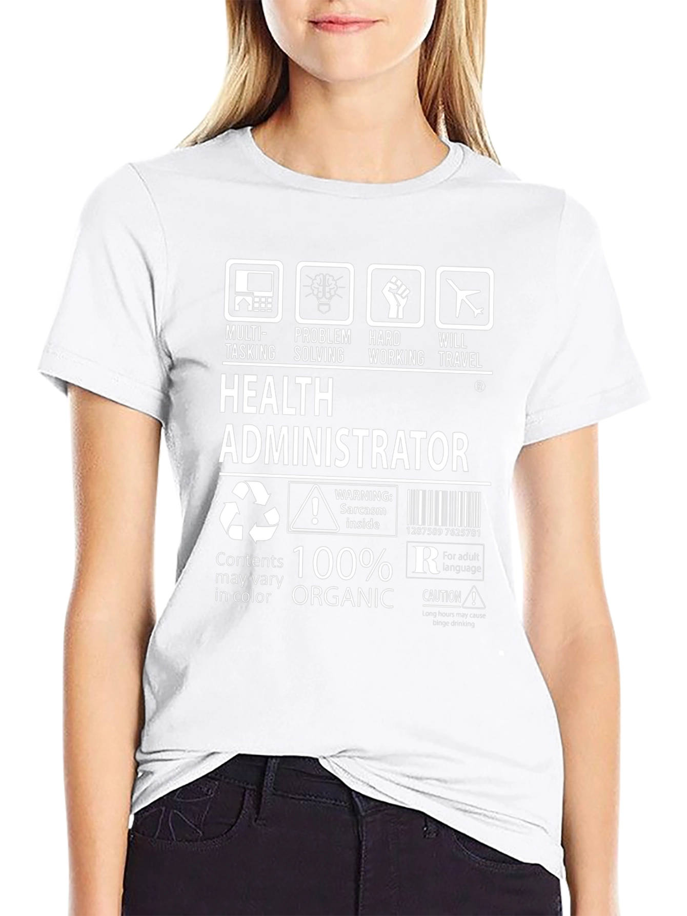 Health Administrator 100% Organic T-Shirt