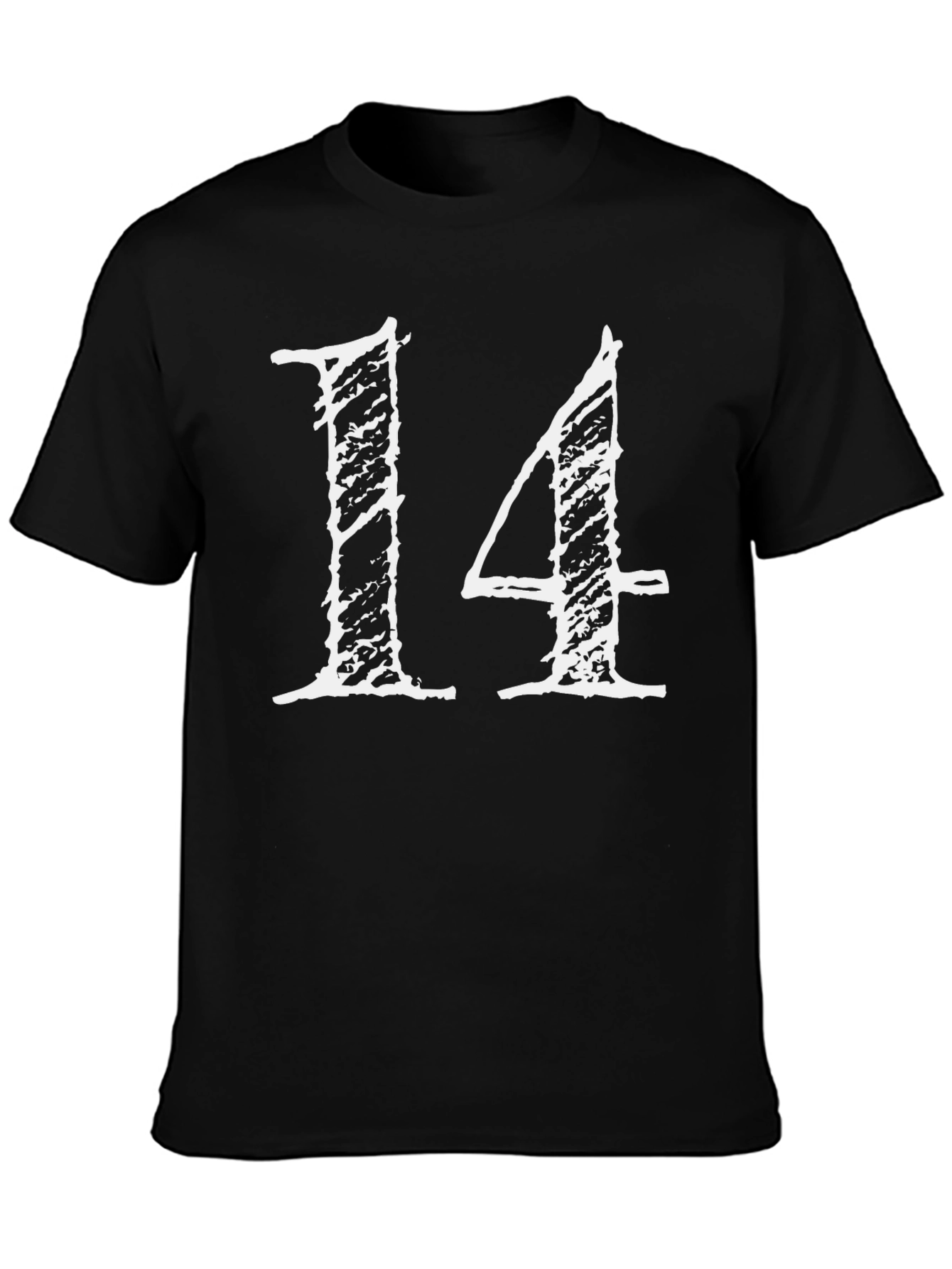 Number 14 Graphic T-Shirt - Casual Style