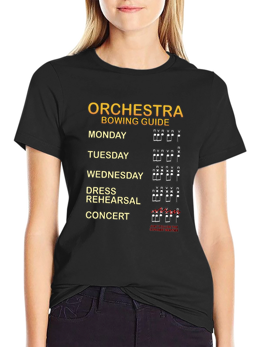 Orchestra Bowing Guide T-Shirt