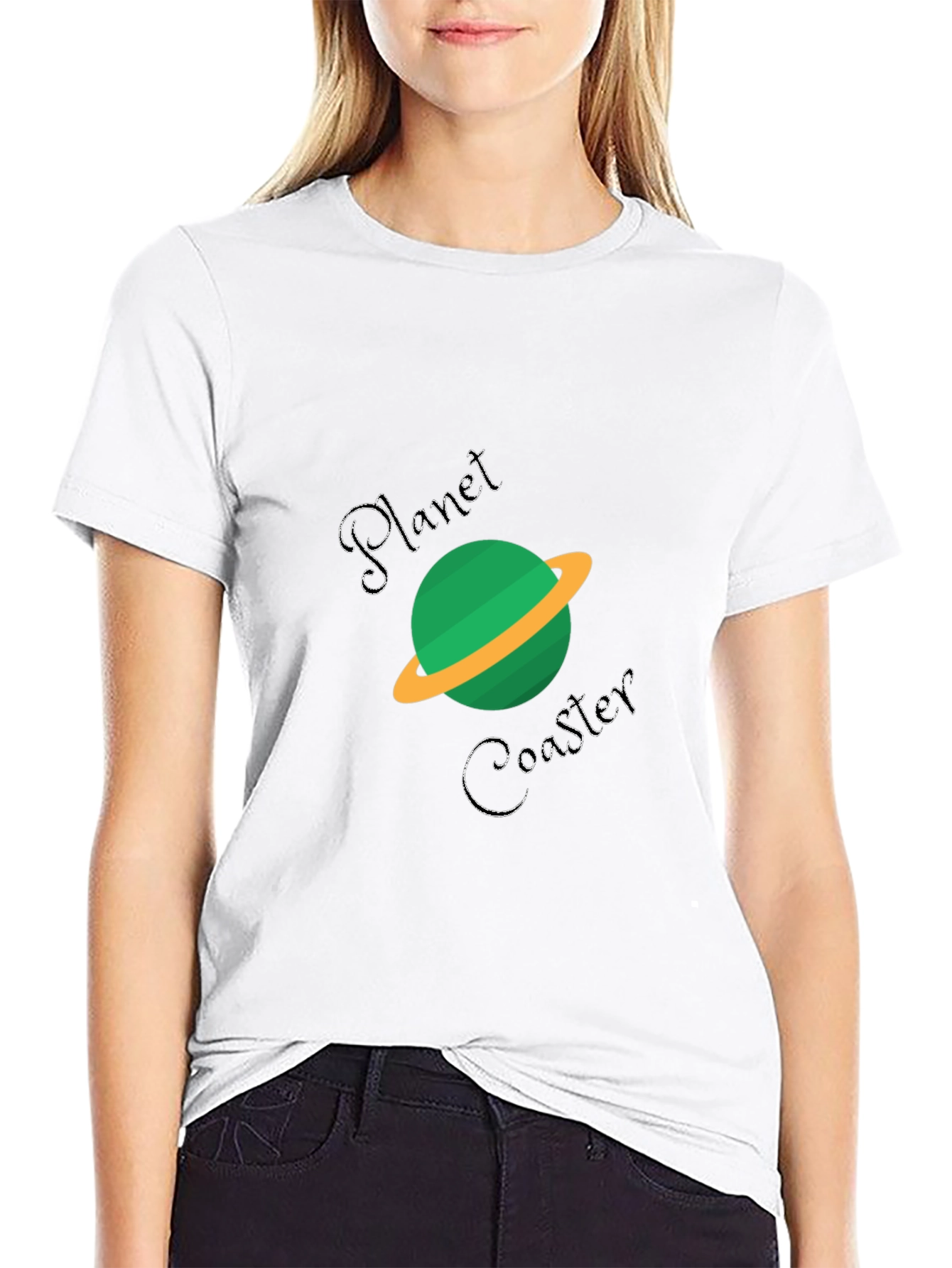 Planet Coaster Graphic Black T-Shirt