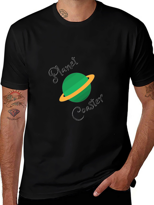 Planet Coaster Graphic Black T-Shirt