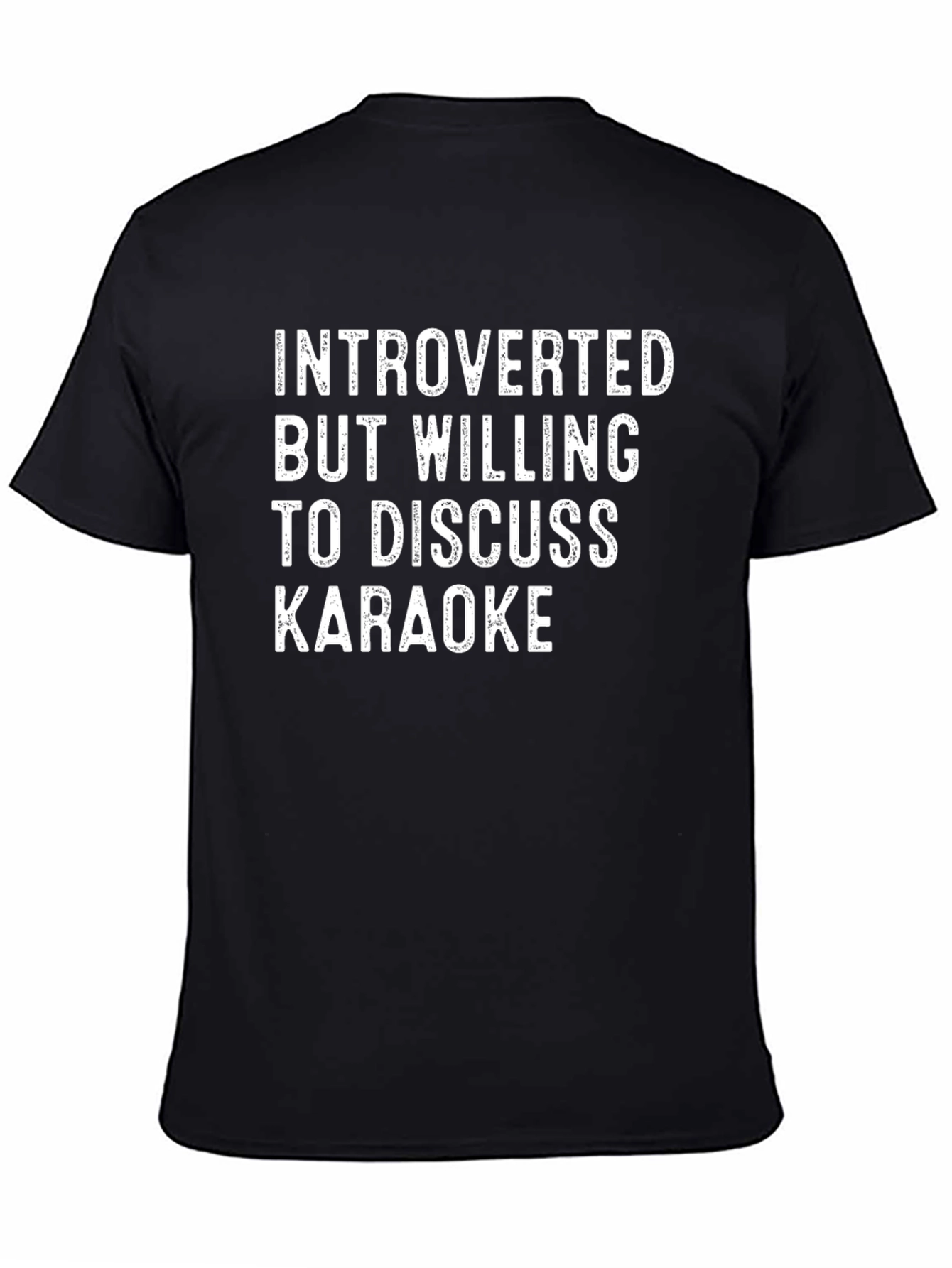 Introverted Karaoke T-Shirt - Humorous Graphic Tee