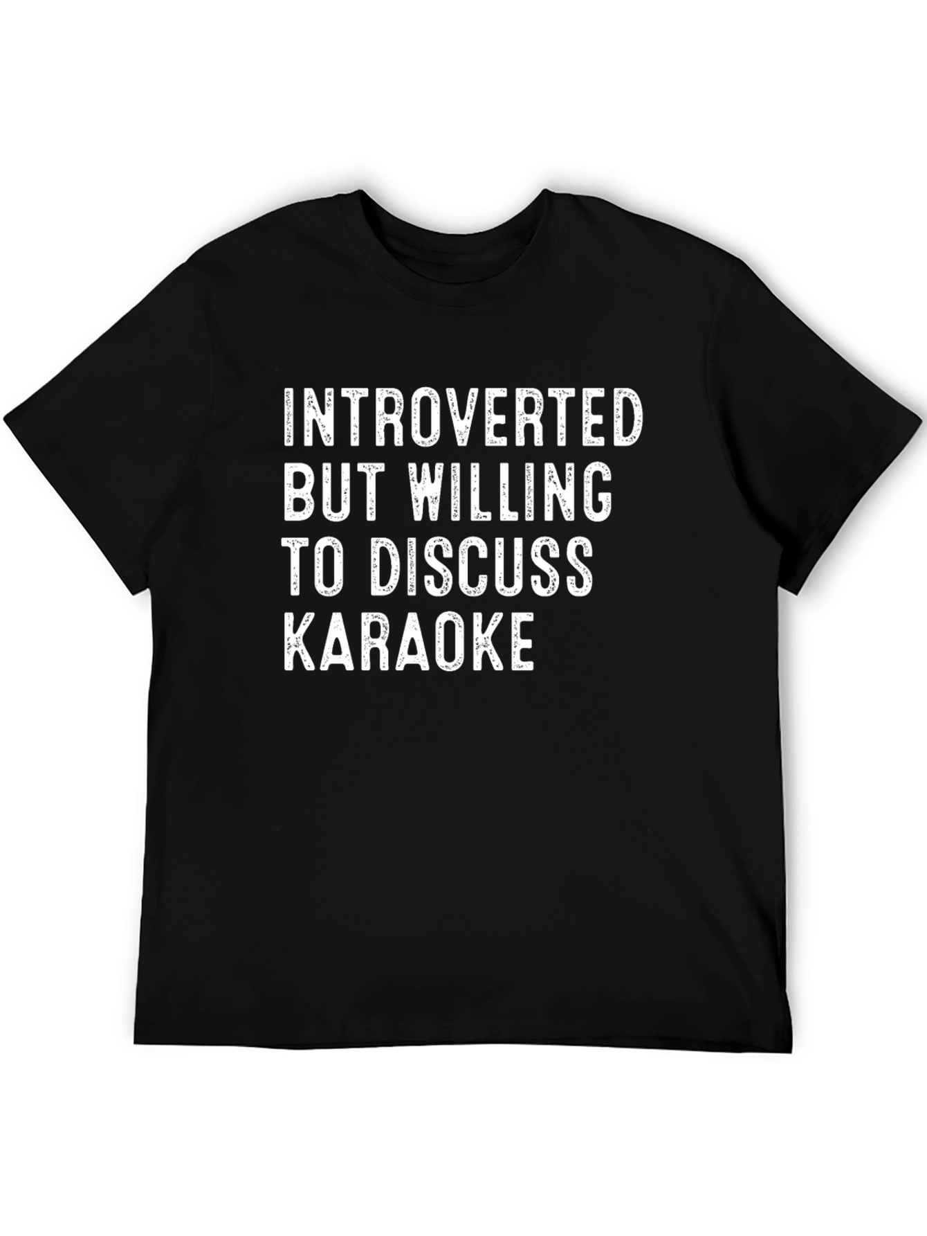 Introverted Karaoke T-Shirt - Humorous Graphic Tee