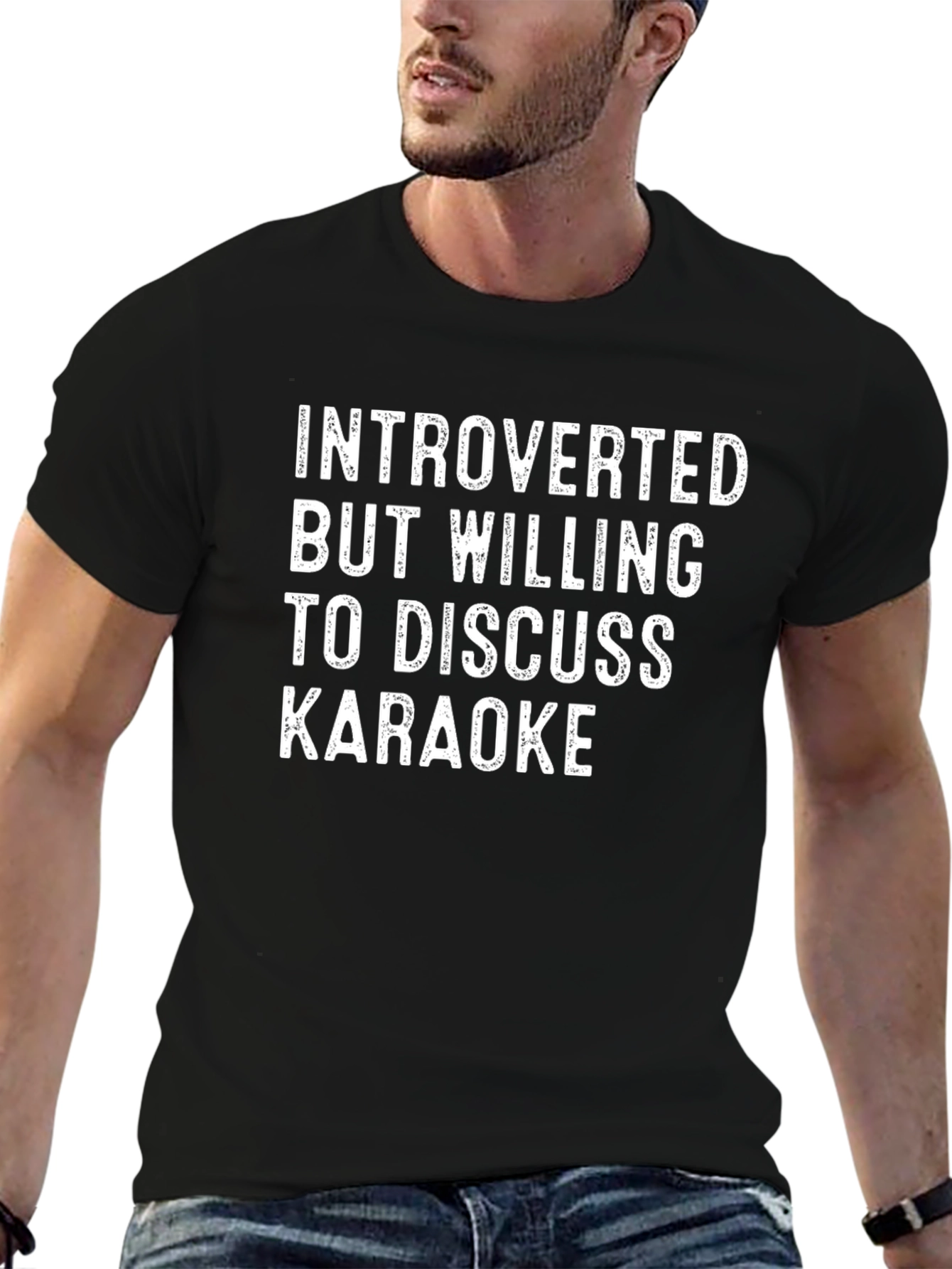 Introverted Karaoke T-Shirt - Humorous Graphic Tee