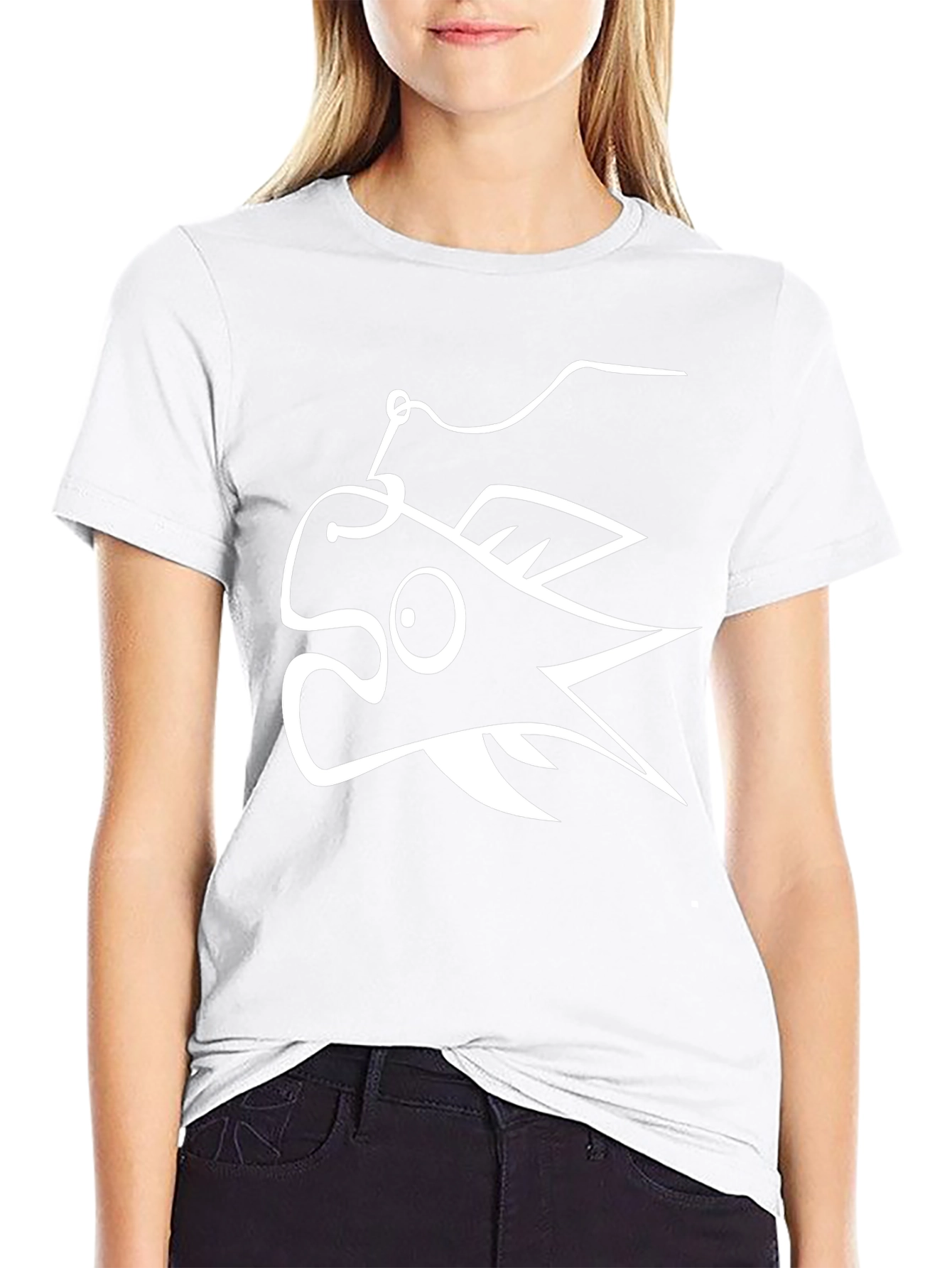 Anglerfish Graphic T-Shirt - Black Cotton Tee