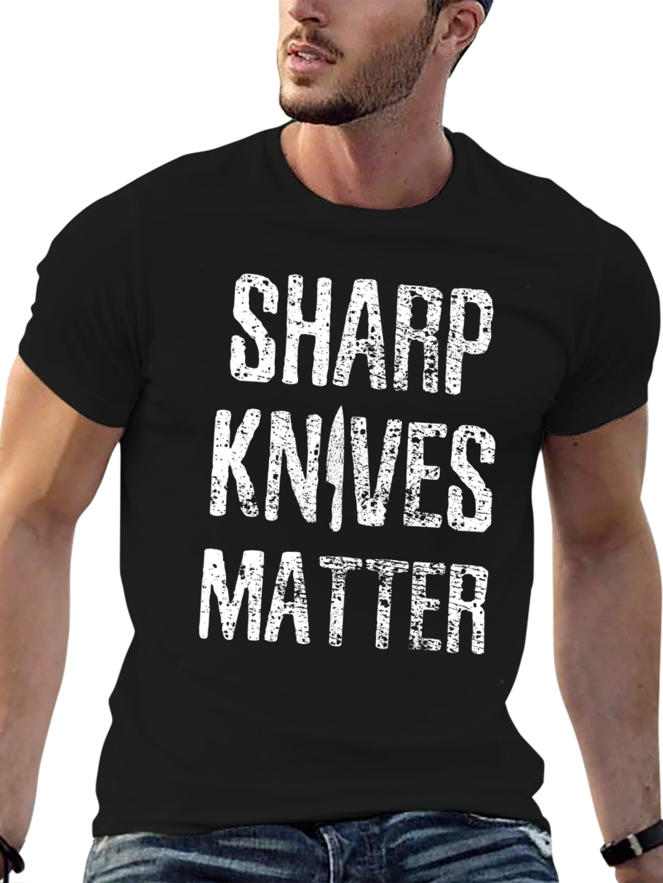 Sharp Knives Matter Graphic T-Shirt