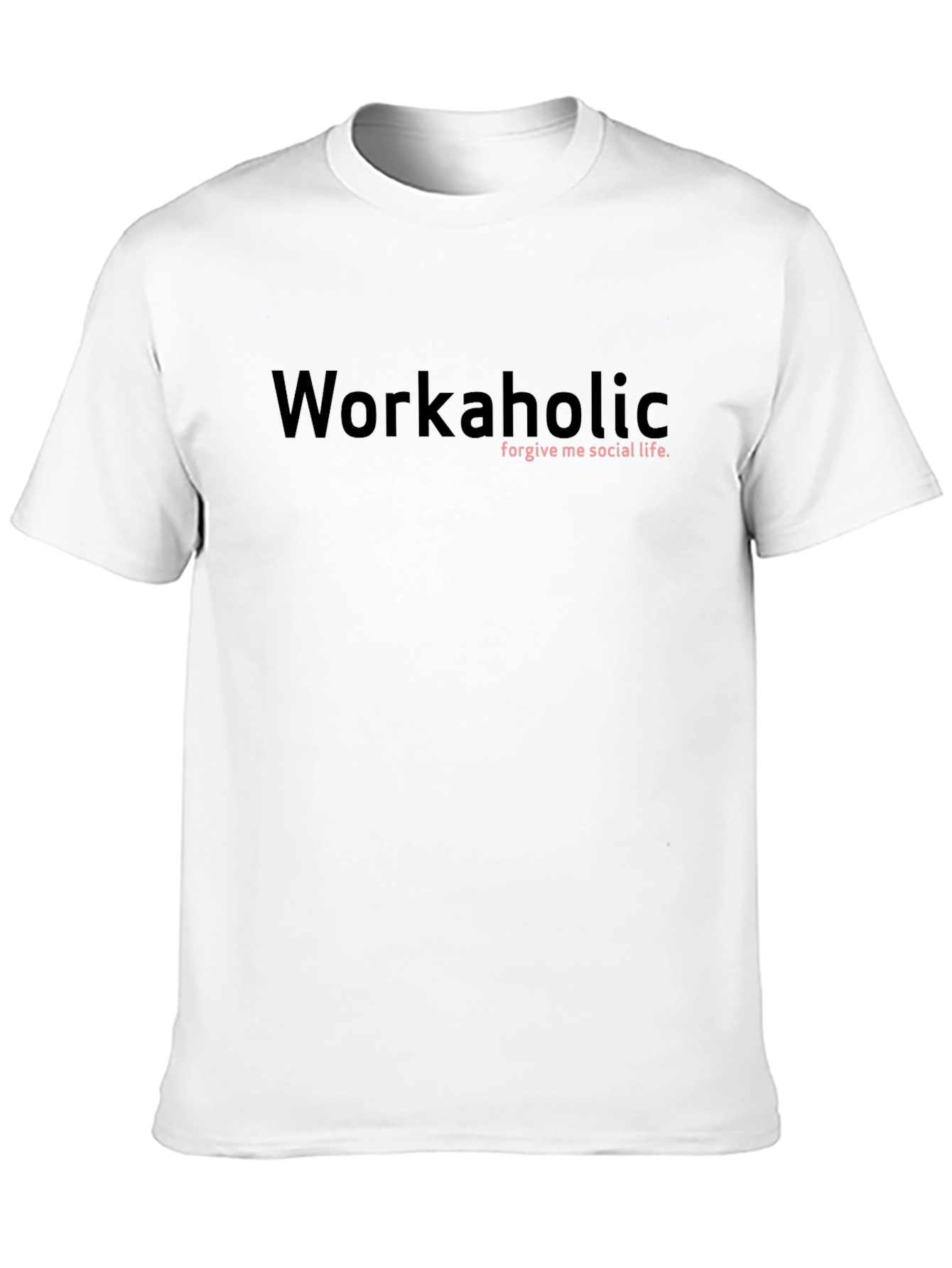 Workaholic Graphic Tee - Soft Cotton Blend