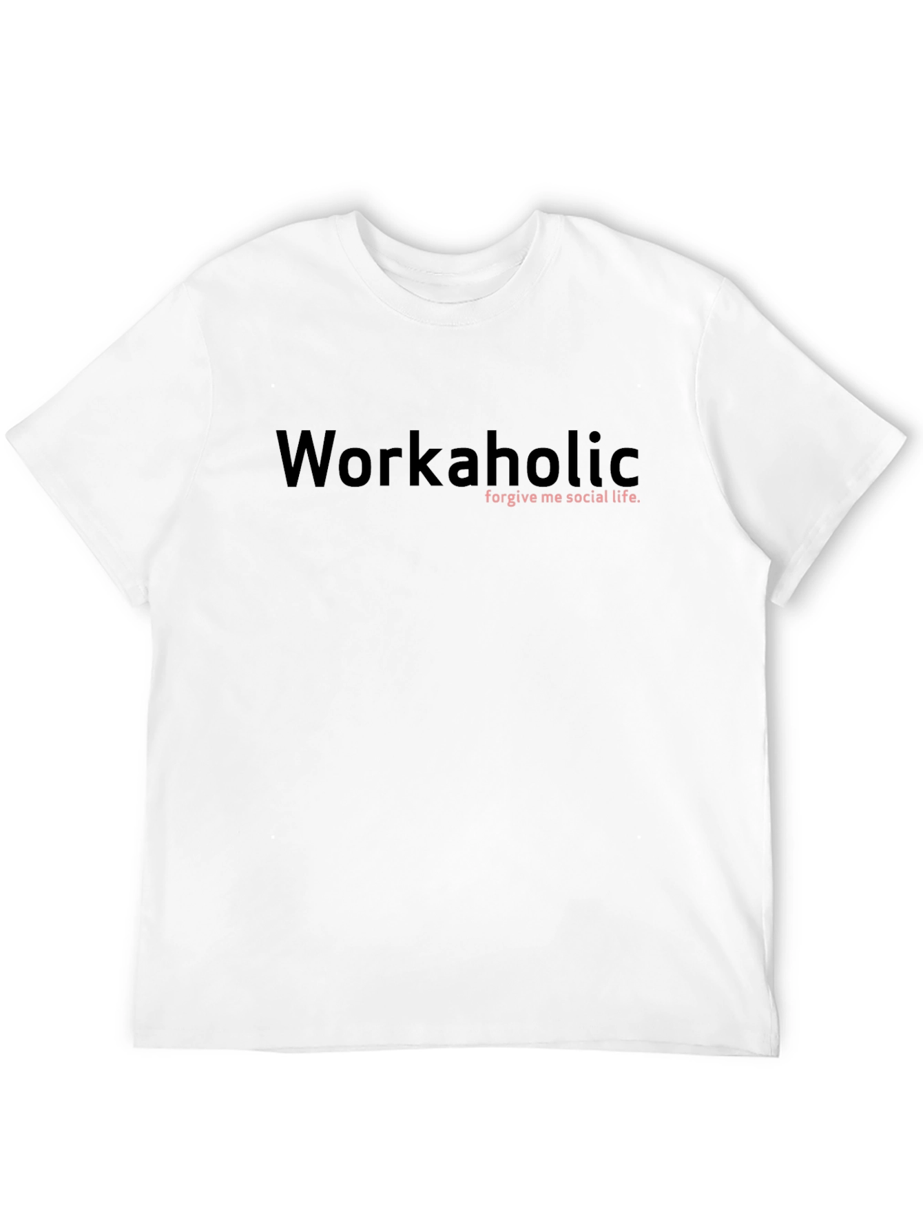 Workaholic Graphic Tee - Soft Cotton Blend