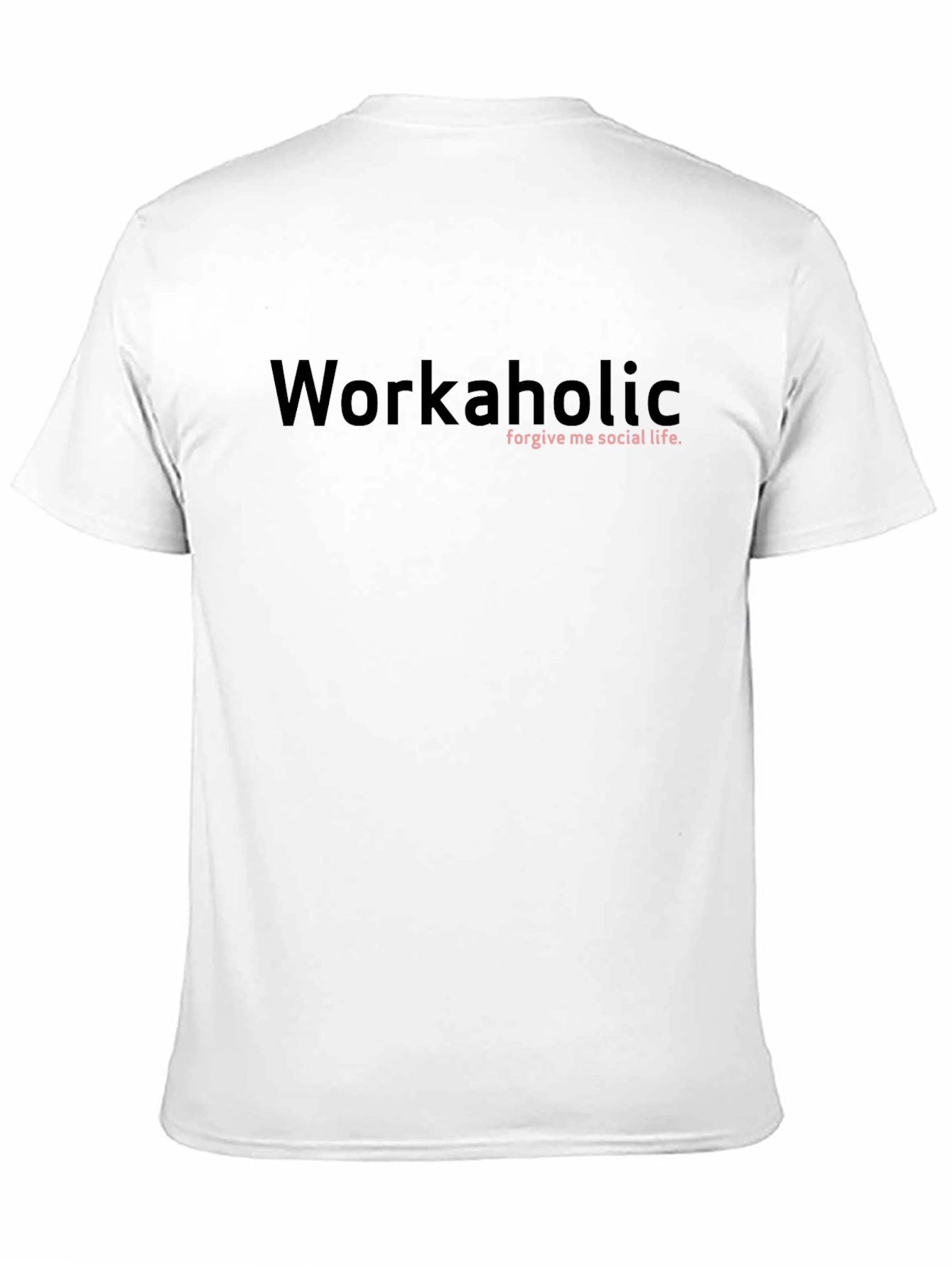 Workaholic Graphic Tee - Soft Cotton Blend