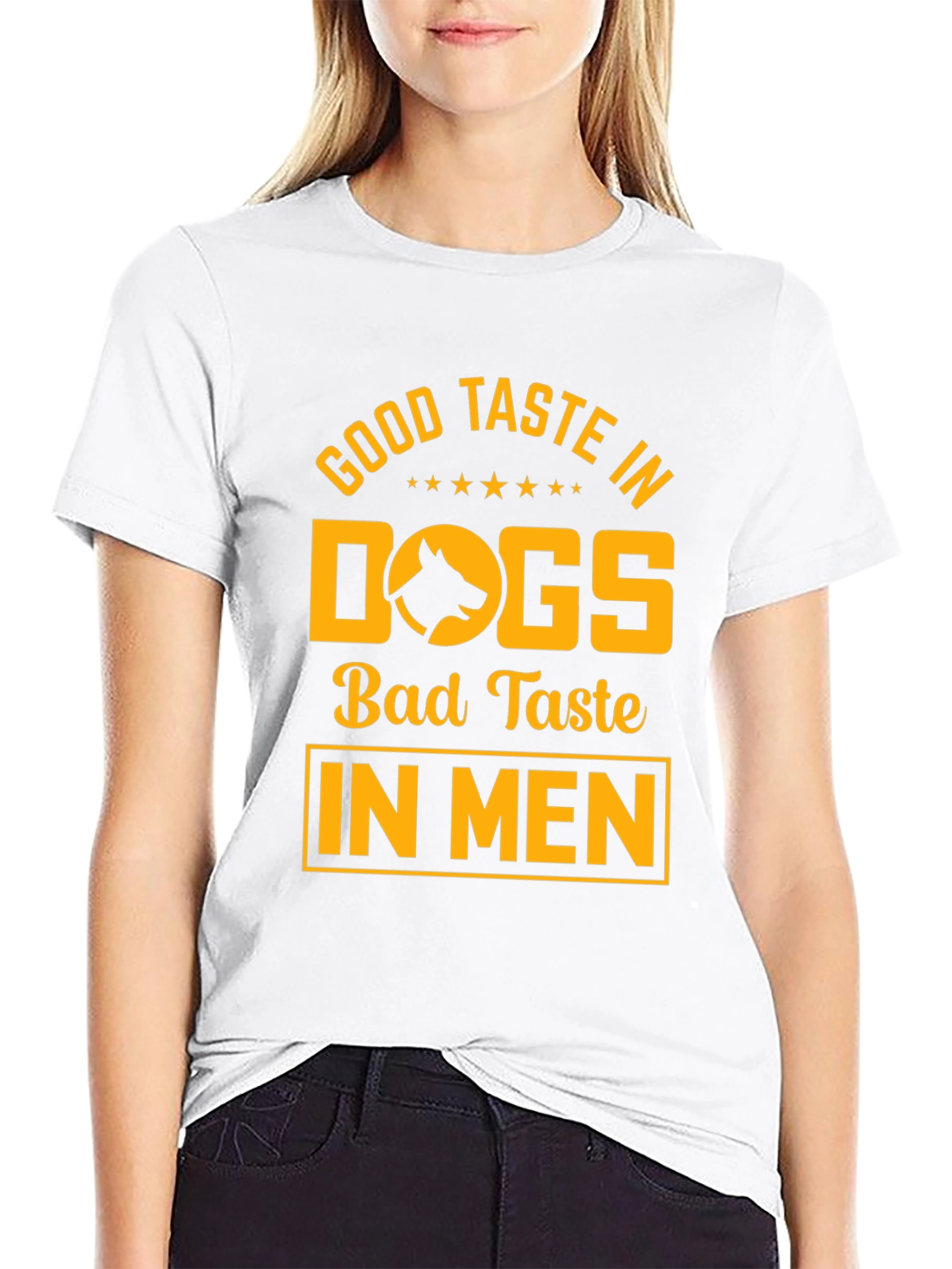 Good Taste In Dogs Tee - Unisex Black T-Shirt