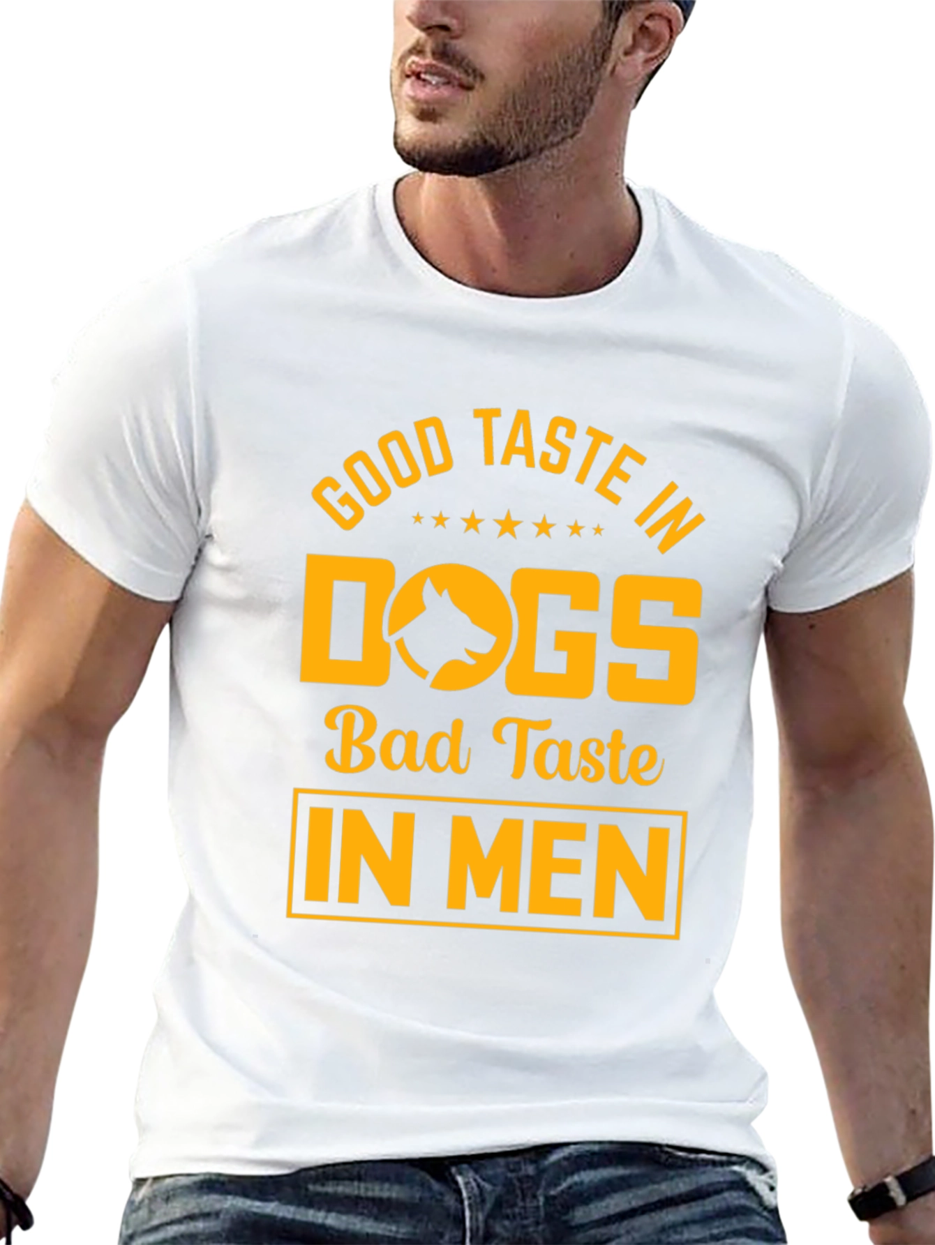 Good Taste In Dogs Tee - Unisex Black T-Shirt