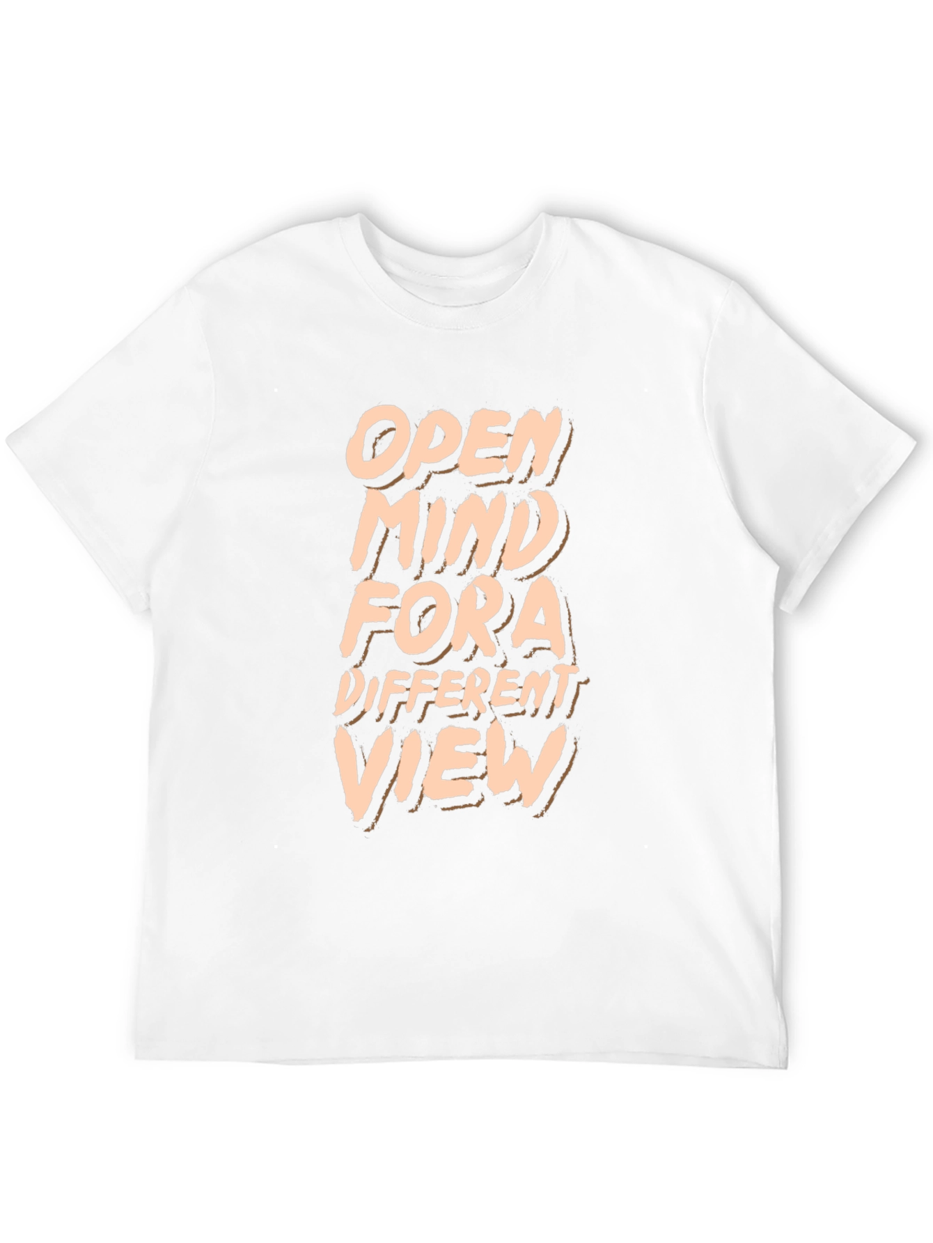Open Mind Different View Black T-Shirt