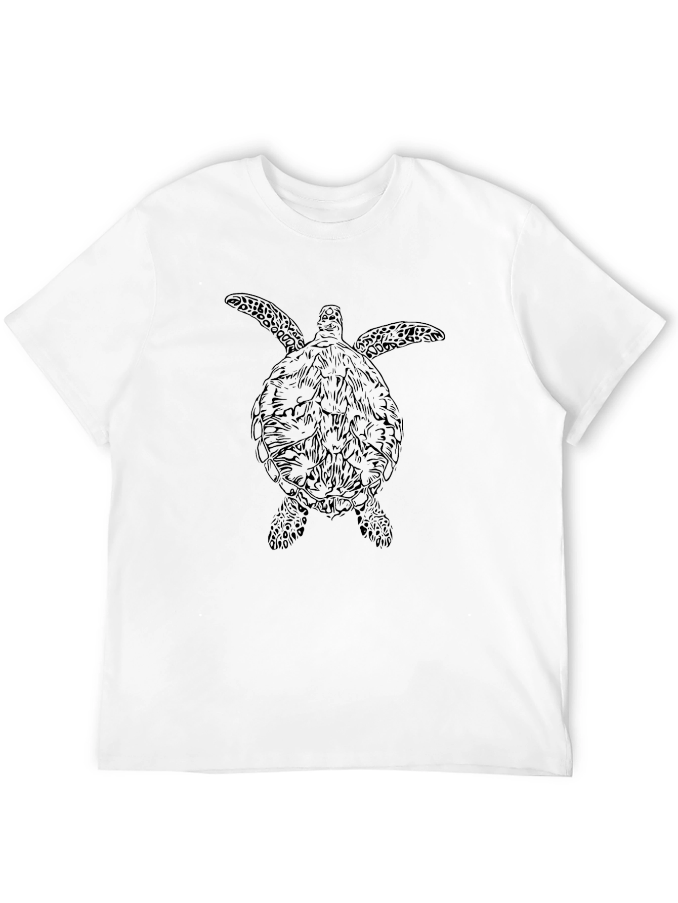 Sea Turtle Graphic Tee - Mens Black T-Shirt